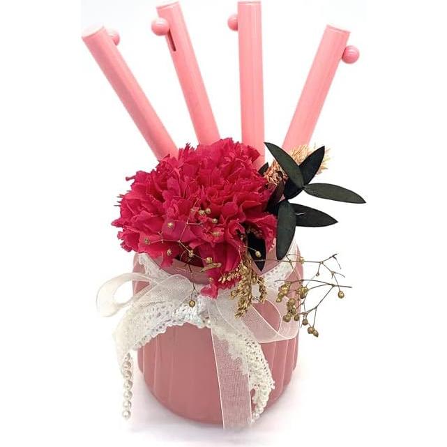 Bolígrafos de Pastel Genérico 4Pcs Tinta Rosa y Negra 0.7mm