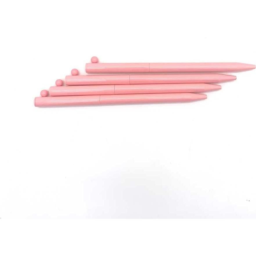 Bolígrafos de Pastel Genérico 4Pcs Tinta Rosa y Negra 0.7mm