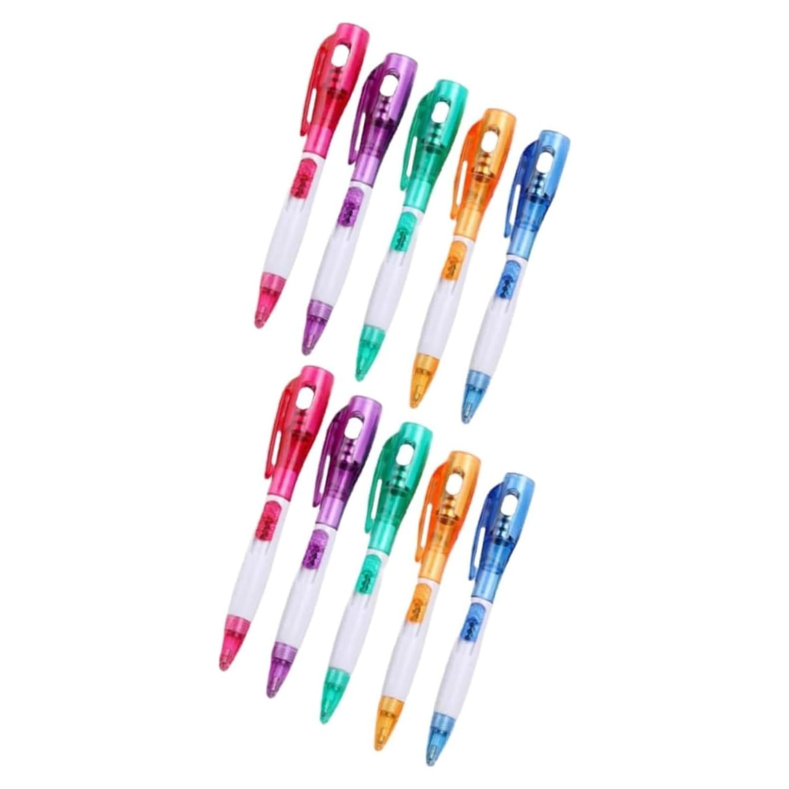 Bolígrafos Multifuncionales con Luz Sporful - Set 10 Pcs