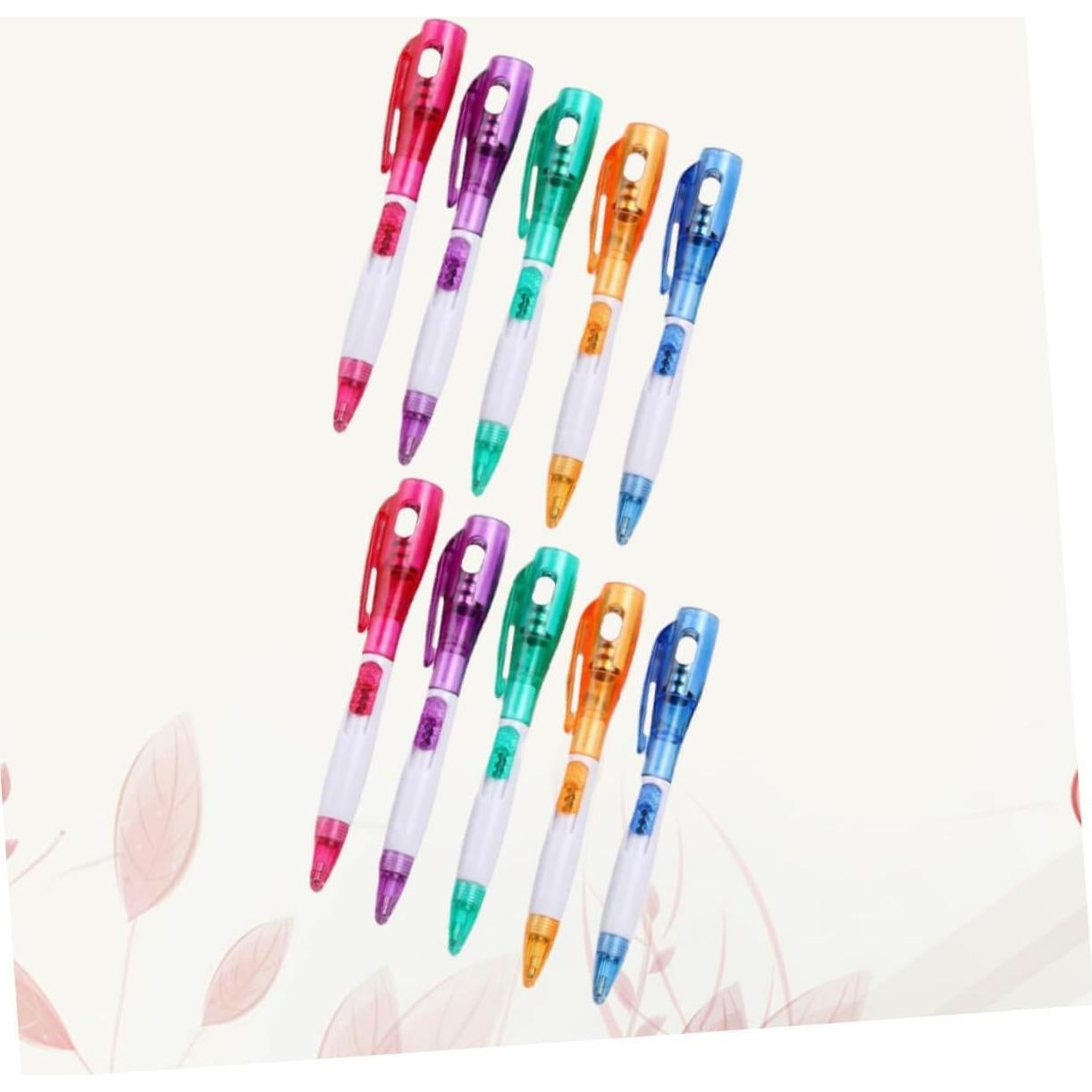 Bolígrafos Multifuncionales con Luz Sporful - Set 10 Pcs