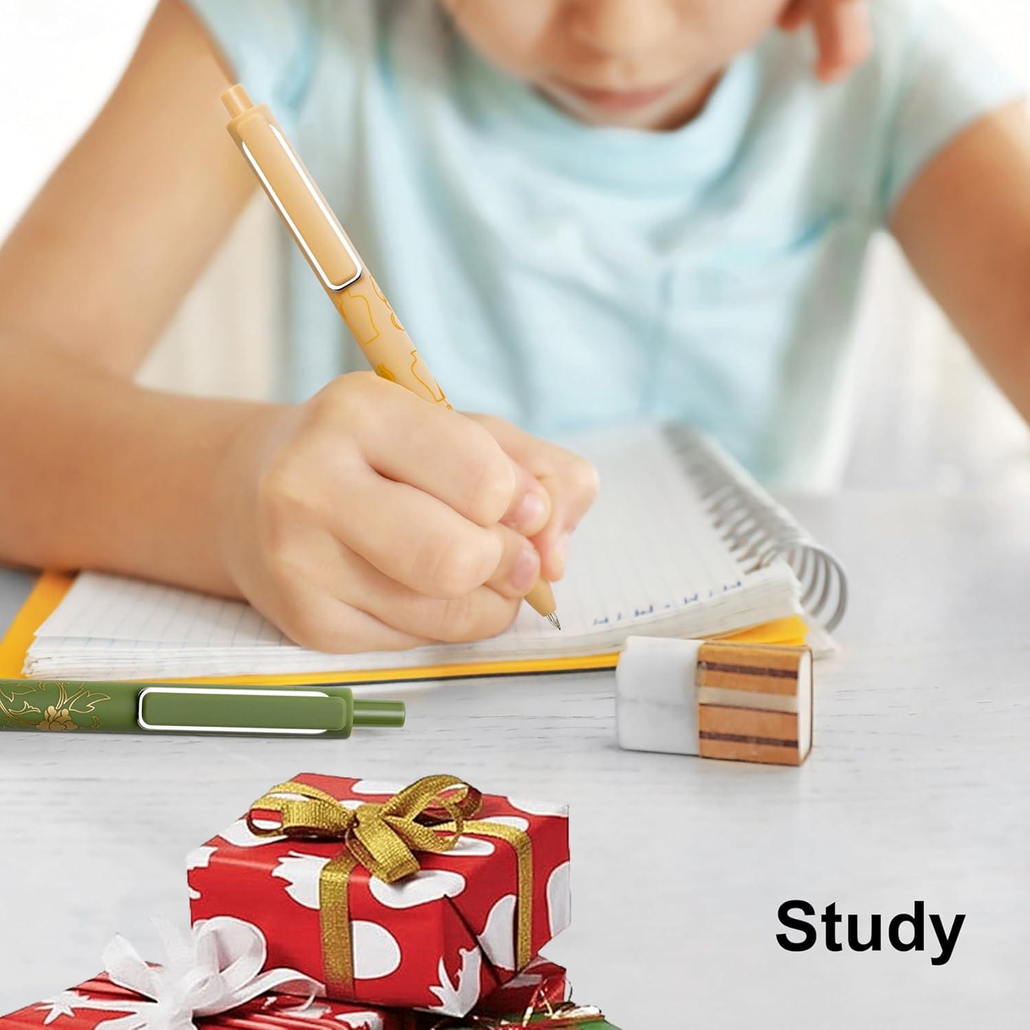 Bolígrafos Gel Linbsunne 0.7mm Tinta Negra - Paquete de 9