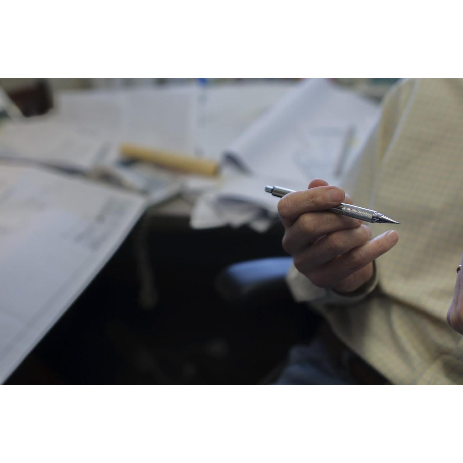 Lápiz Mecánico Zebra Pen M-701 Acero Inoxidable 0.7mm