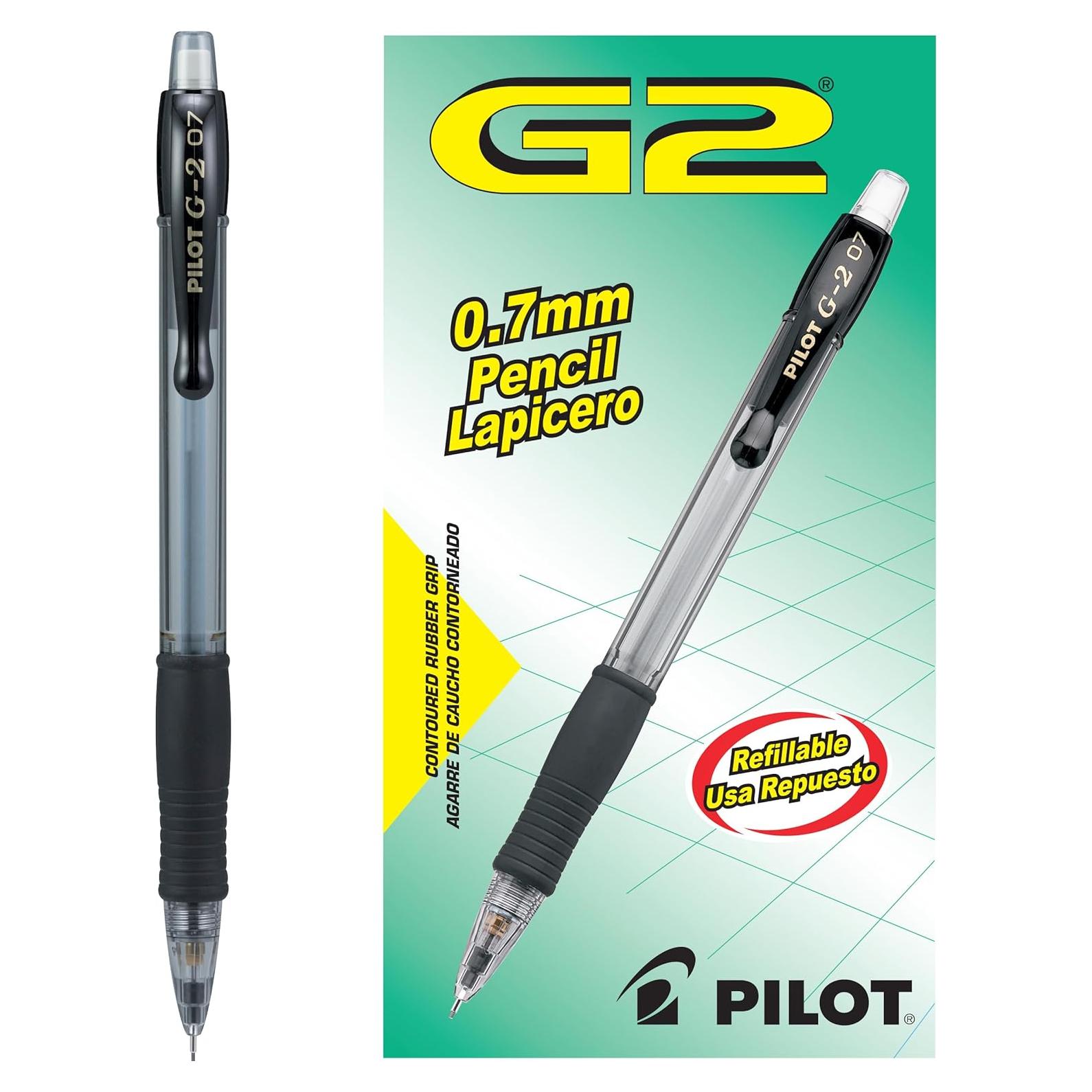 Lápices Mecánicos Pilot G2 0.7mm HB - Paquete de 12