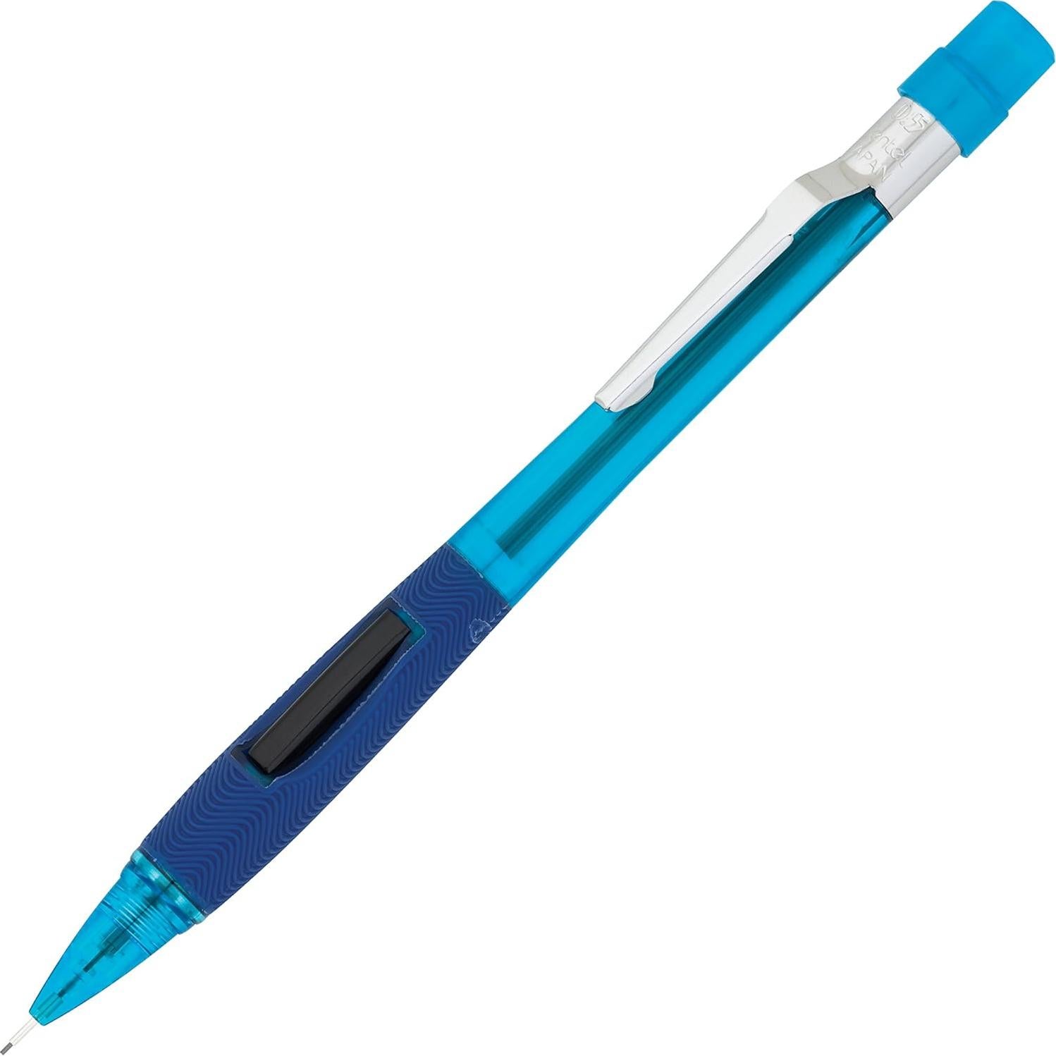 Lápiz Mecánico Pentel PD345BP2-K6 0.5 mm Humo/Azul 2/Paq
