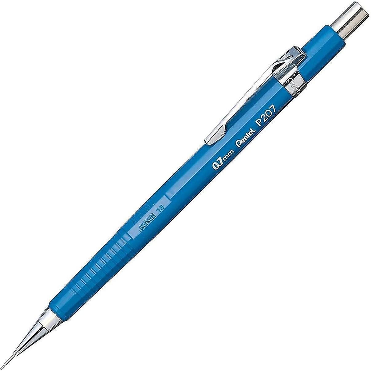 Lápiz Mecánico Pentel P207BP2K6 0.7 mm Azul - 2 Unidades