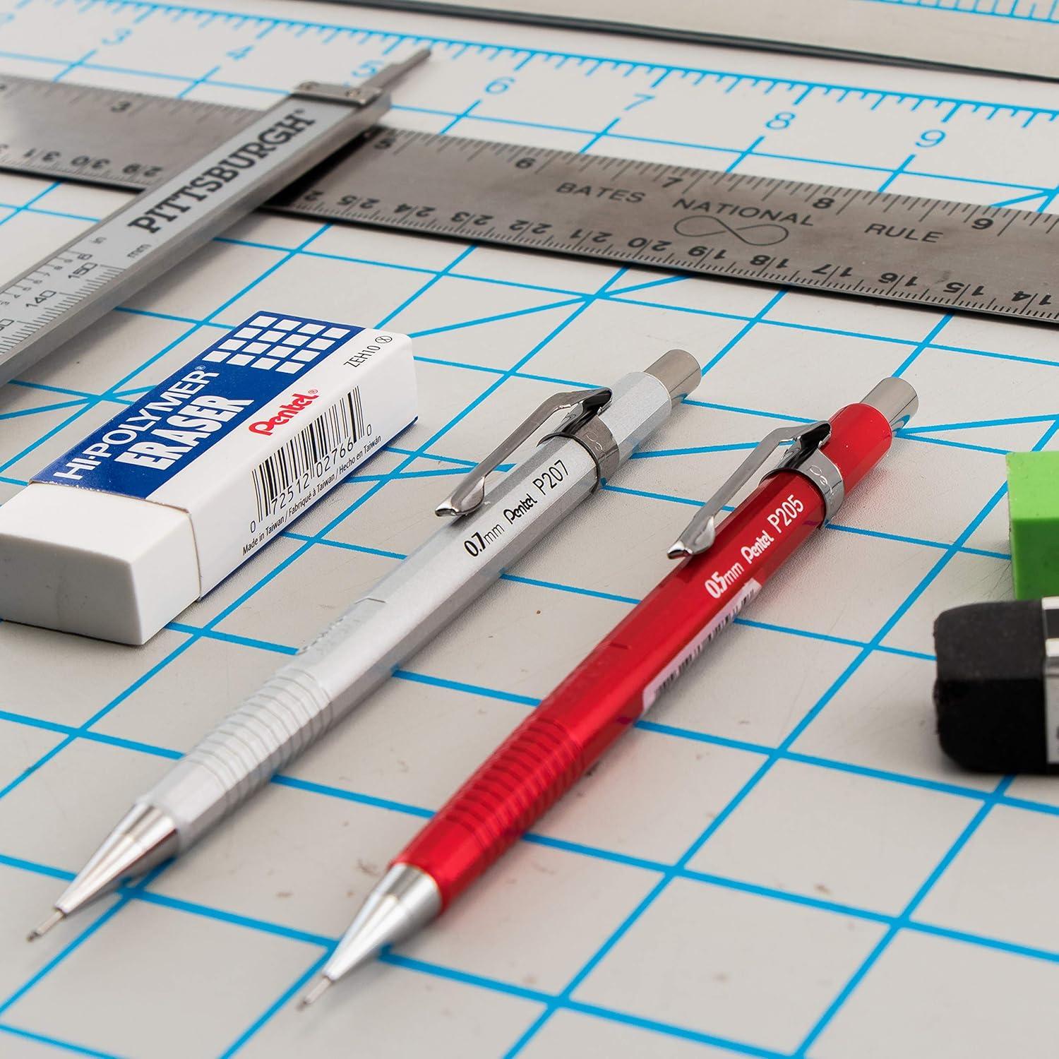 Lápiz Mecánico Pentel P207MBP3M1 0.7mm Pastel 3 Unidades