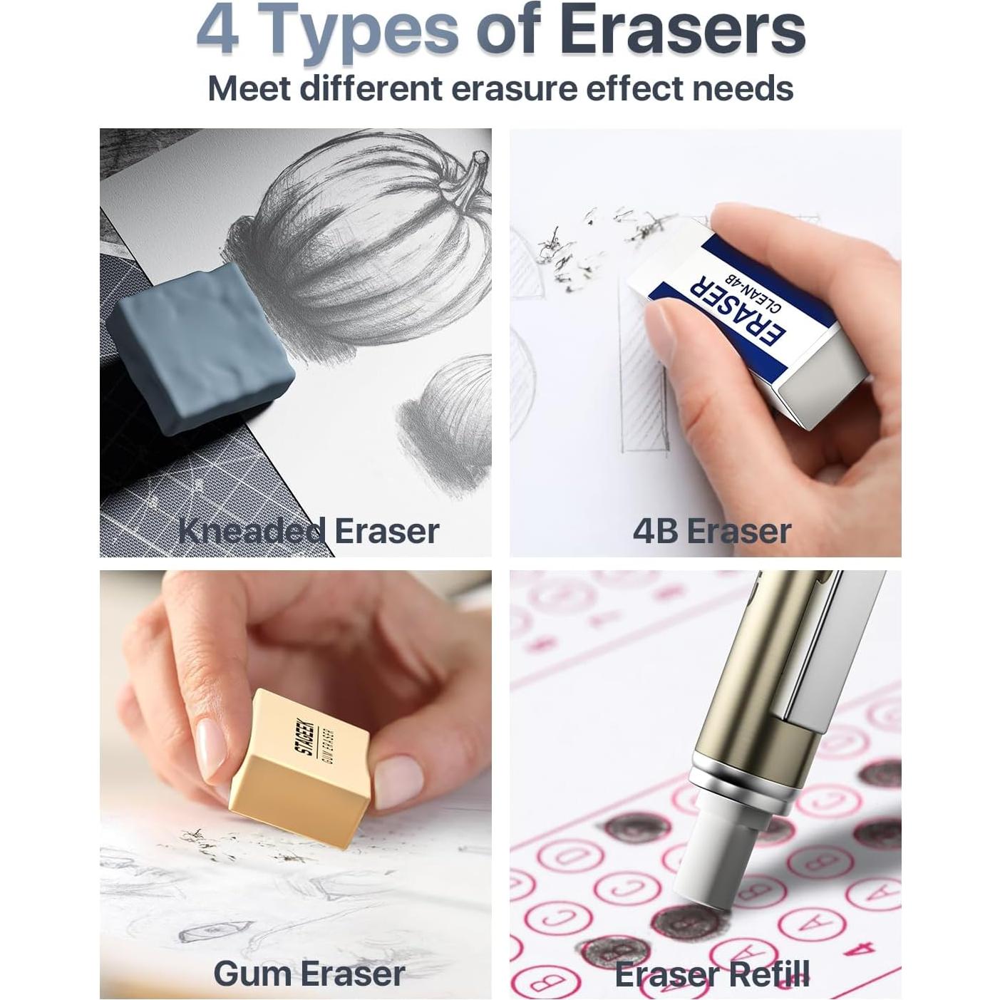 Set de Lápices Mecánicos STAGEEK 37PCS con 492 Minas