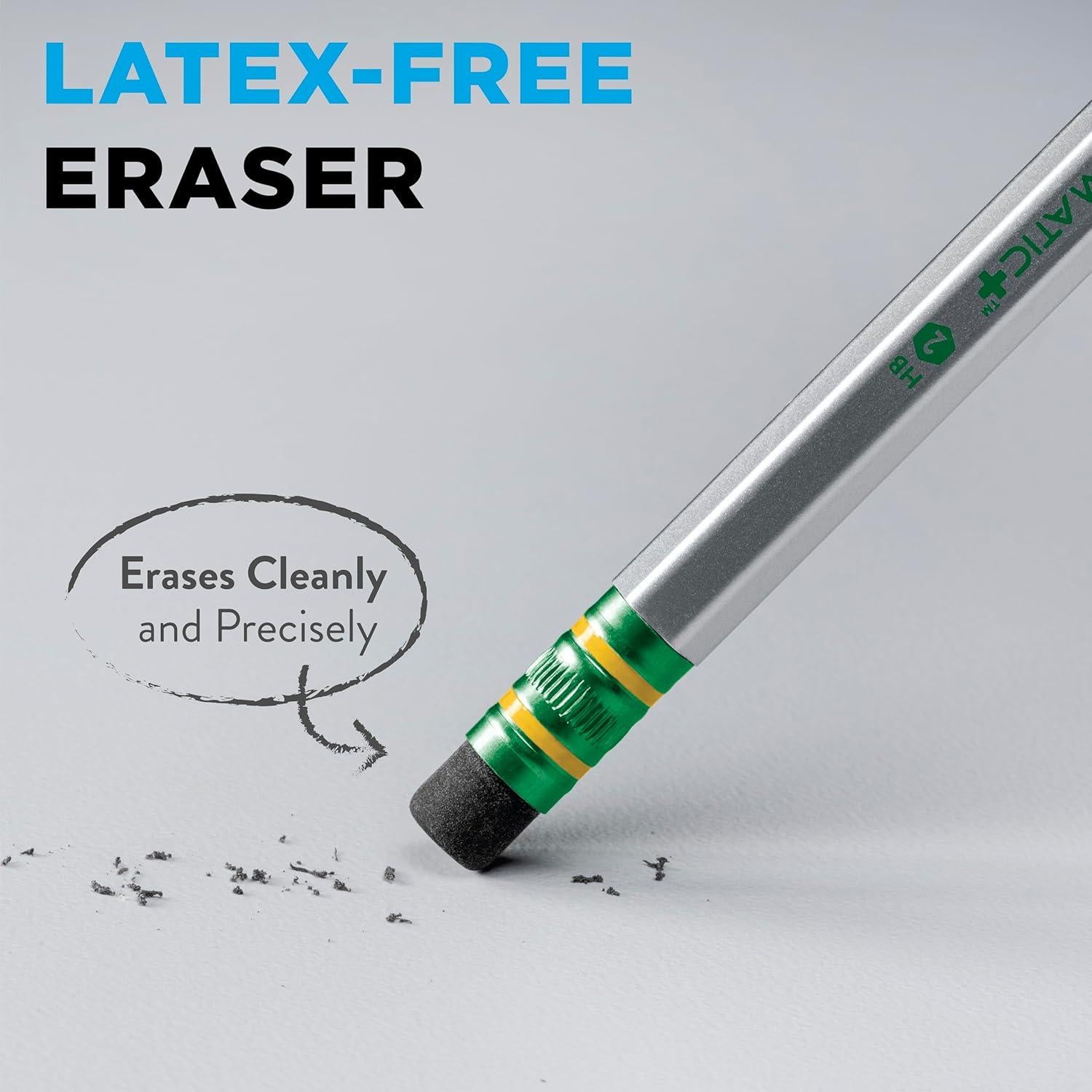 Lápiz Mecánico Ticonderoga Sensematic 0.7mm Plata - 2 Unidades