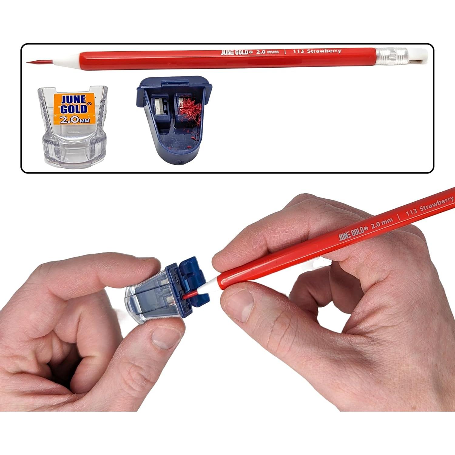 Lápices Mecánicos June Gold 2.0 mm - 78 Piezas, Multicolor