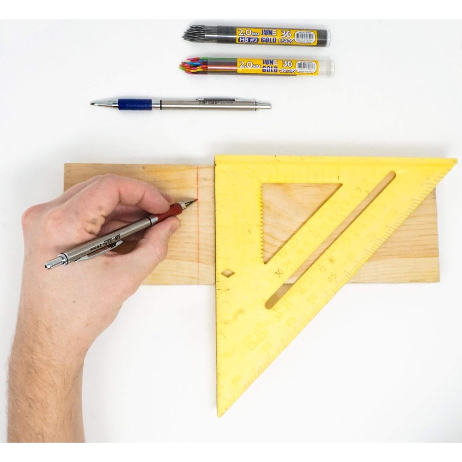 Lápices Mecánicos June Gold 2.0 mm - 78 Piezas, Multicolor