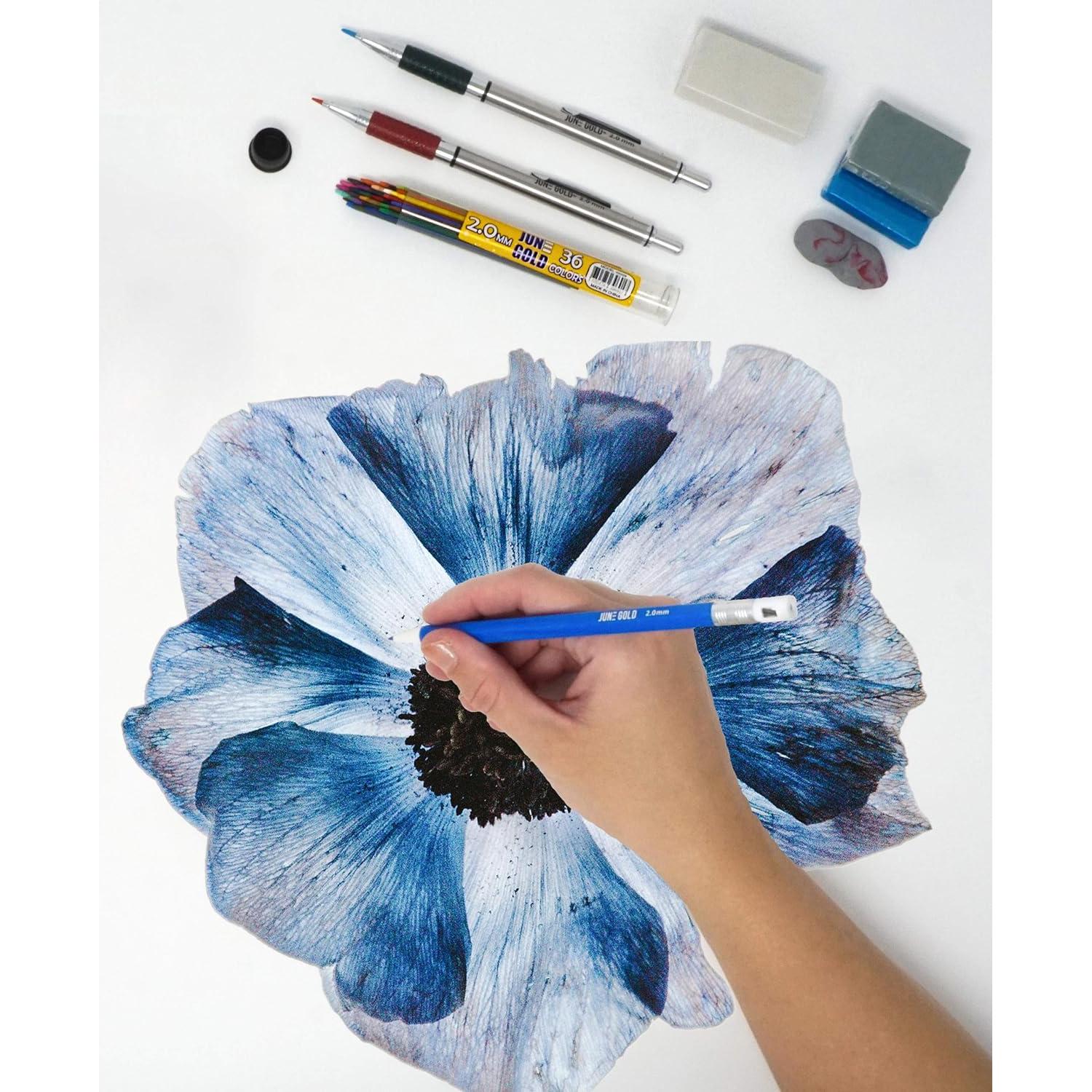 Lápices Mecánicos June Gold 2.0 mm - 78 Piezas, Multicolor