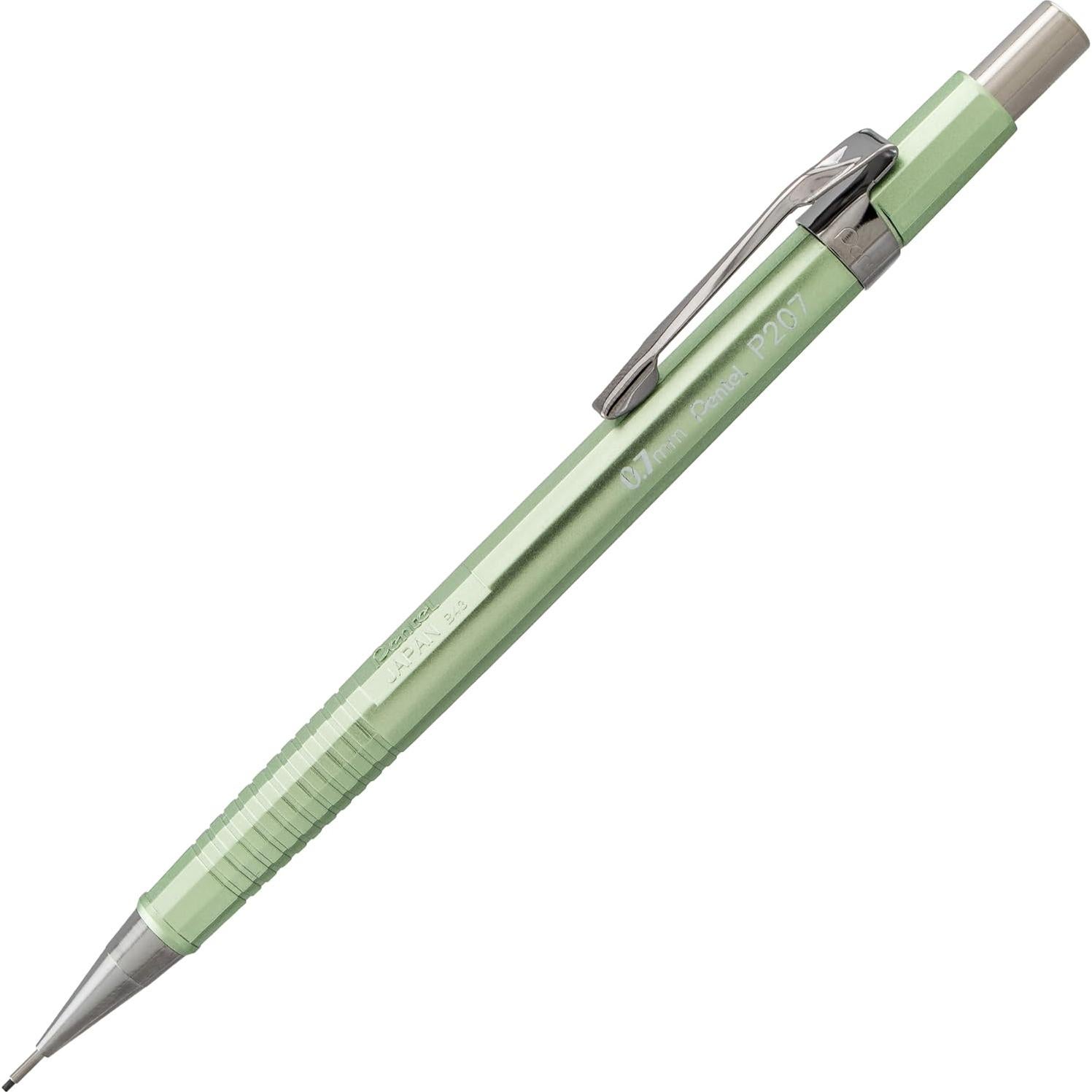 Lápiz Mecánico Pentel Sharp 0.7mm 2 Piezas Barriles Metálicos