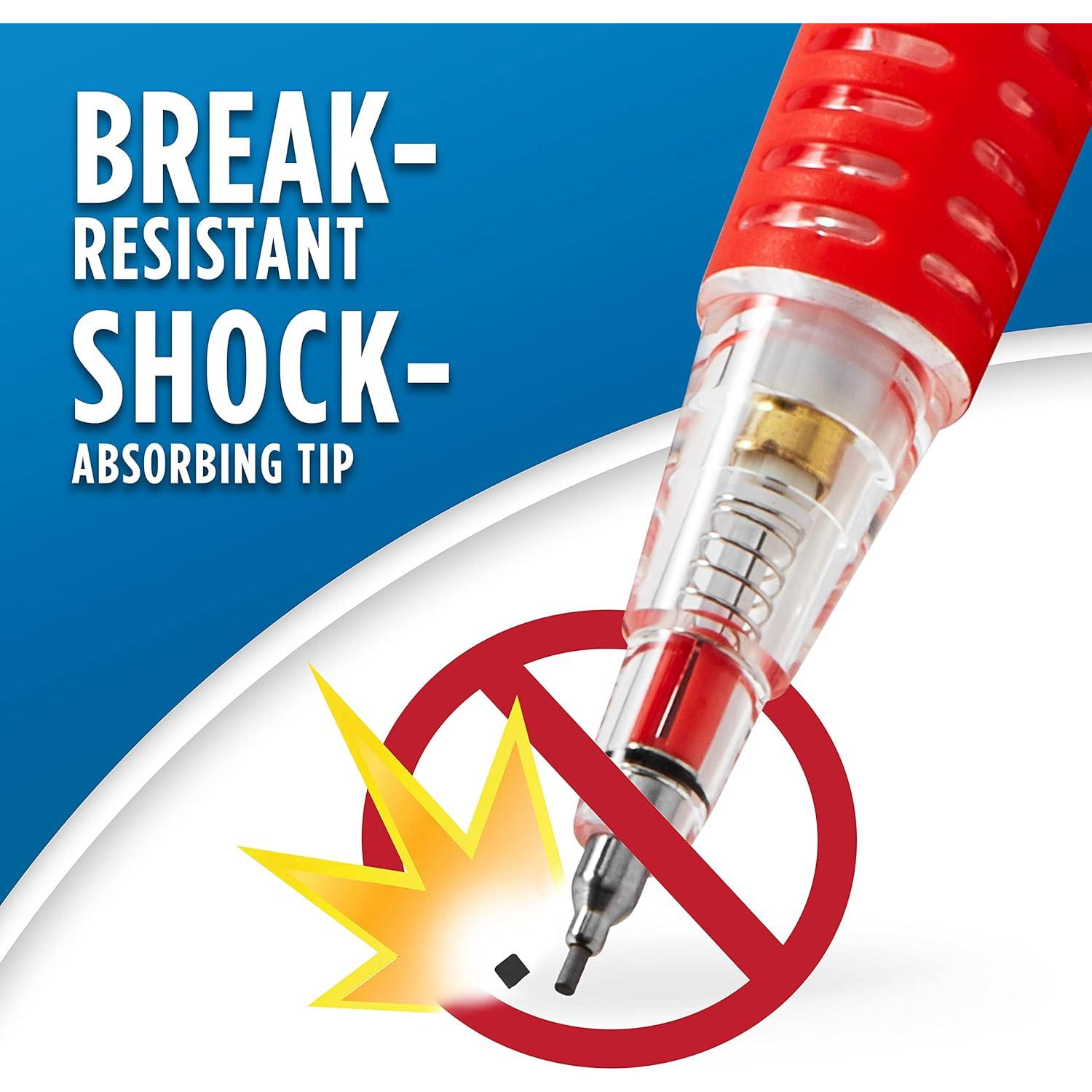 Lápices Mecánicos Paper Mate Clearpoint 0.7mm HB 4 Colores