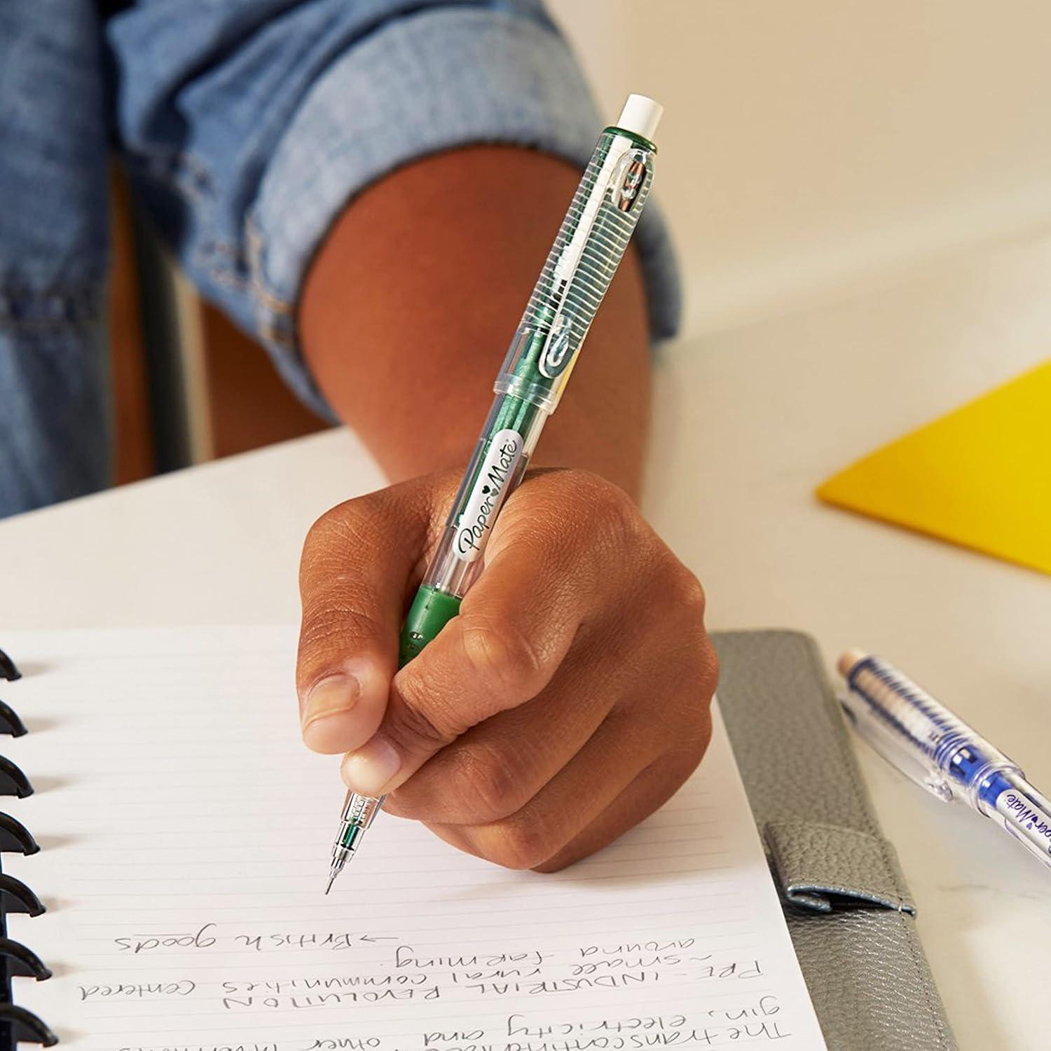 Lápices Mecánicos Paper Mate Clearpoint 0.7mm HB 4 Colores