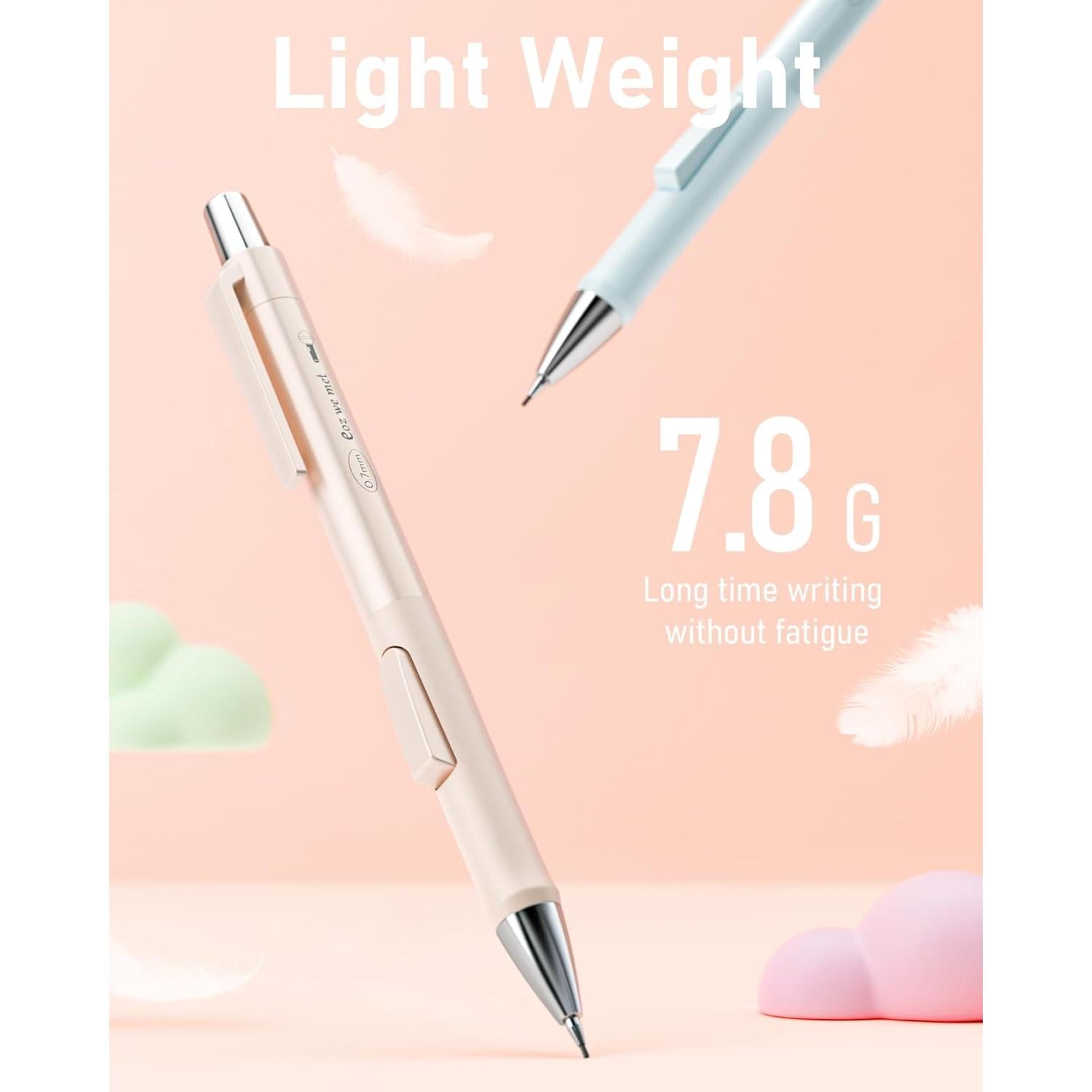 Conjunto de Lápices Mecánicos Nicpro 8PCS 0.5 y 0.7mm