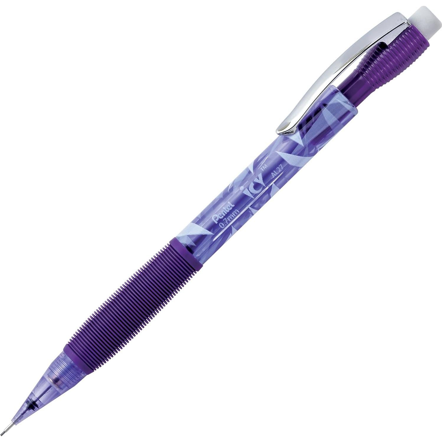 Lápiz Mecánico Pentel Icy 0.7mm Multicolor Paquete de 12