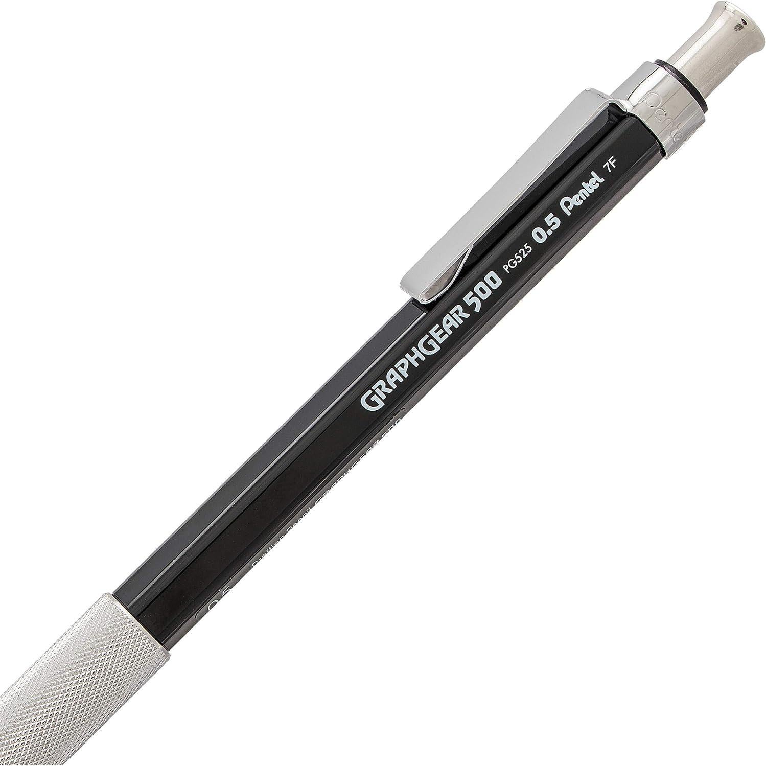 Lápiz Mecánico Pentel Graph Gear 500 0.5mm Negro