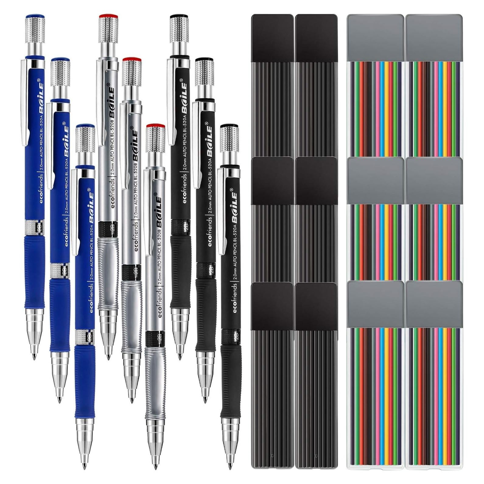 Juego de Lápices Mecánicos JOVITEC 21 Piezas 2.0 mm