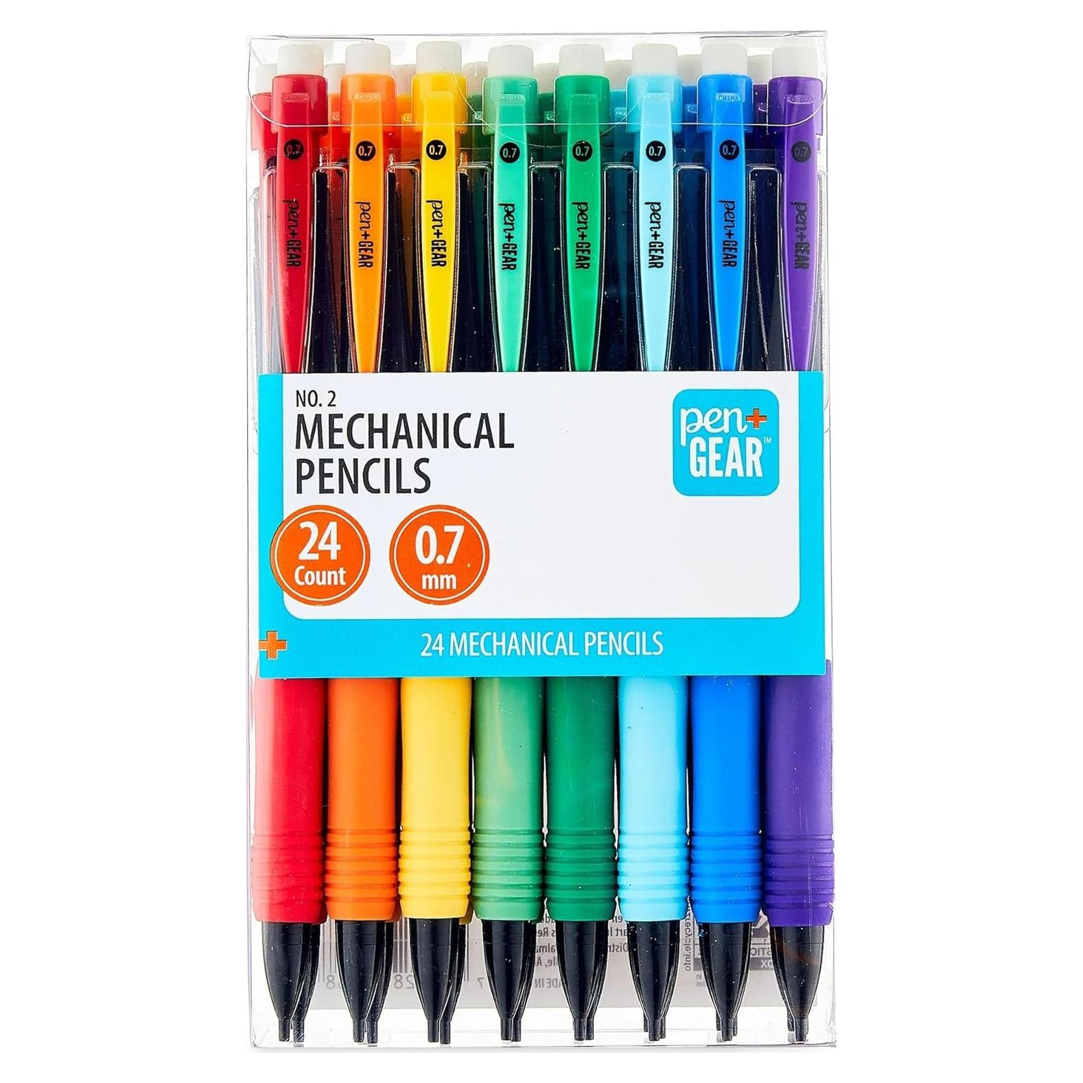 Lápices Mecánicos No. 2 PenGear - 24 Unidades 0.7mm