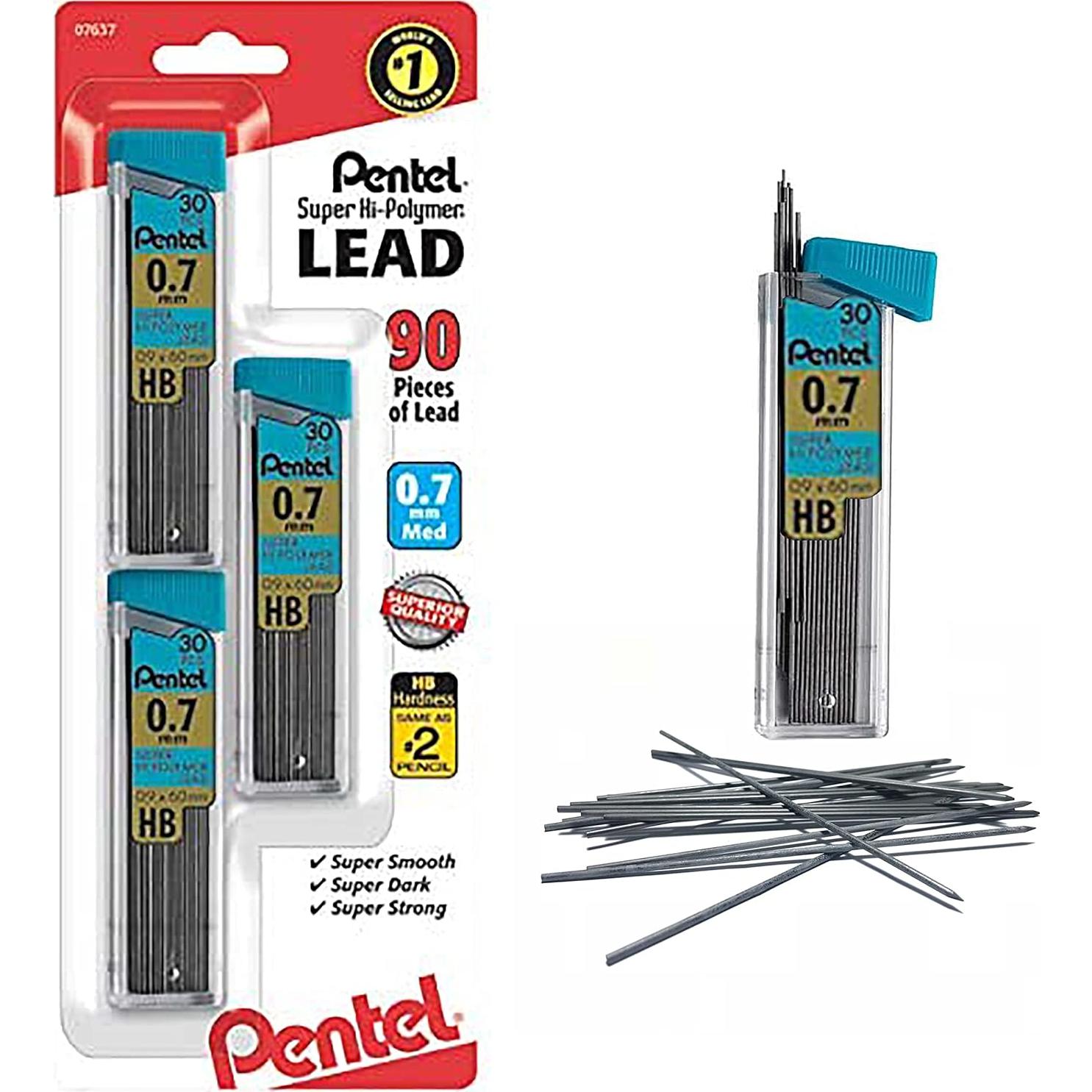 Paquete de Lápices Mecánicos TUL 0.7mm + Recargas Borrador