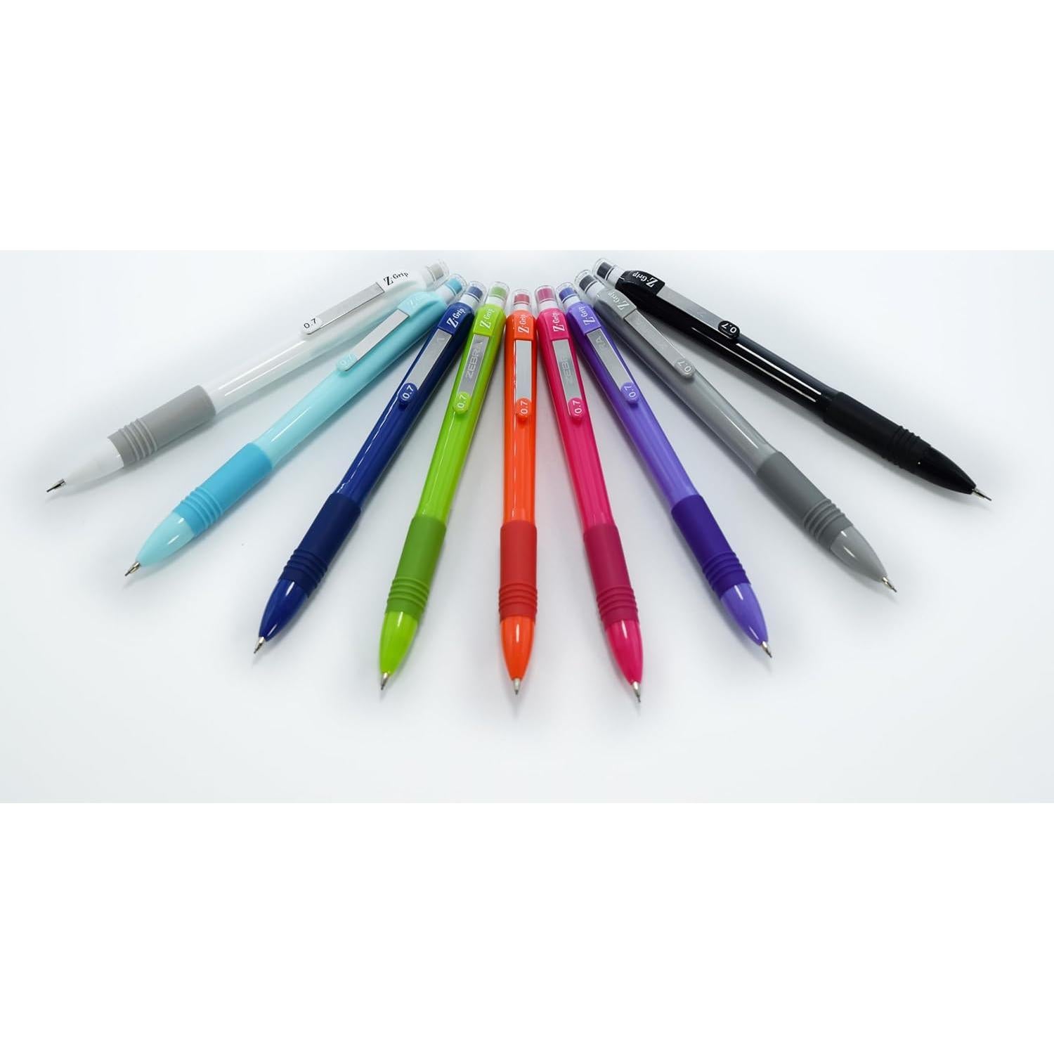 Lápiz Mecánico Zebra Pen Z-Grip 0.7mm Grafito HB Paquete 12