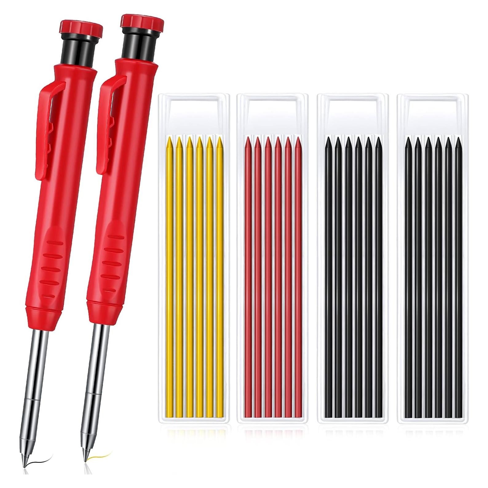 Juego de Lápices Mecánicos Patelai 26 Piezas para Carpintería