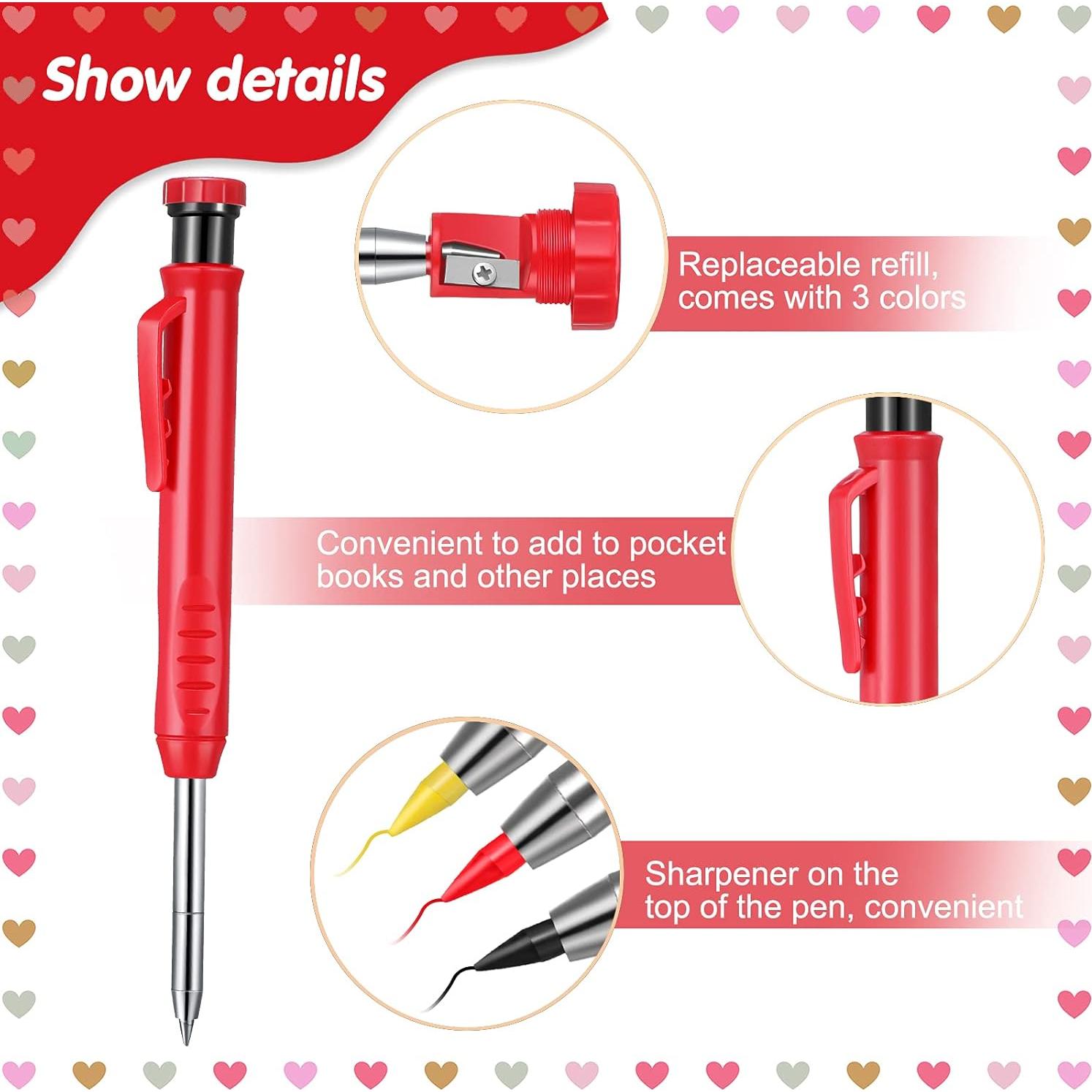 Juego de Lápices Mecánicos Patelai 26 Piezas para Carpintería