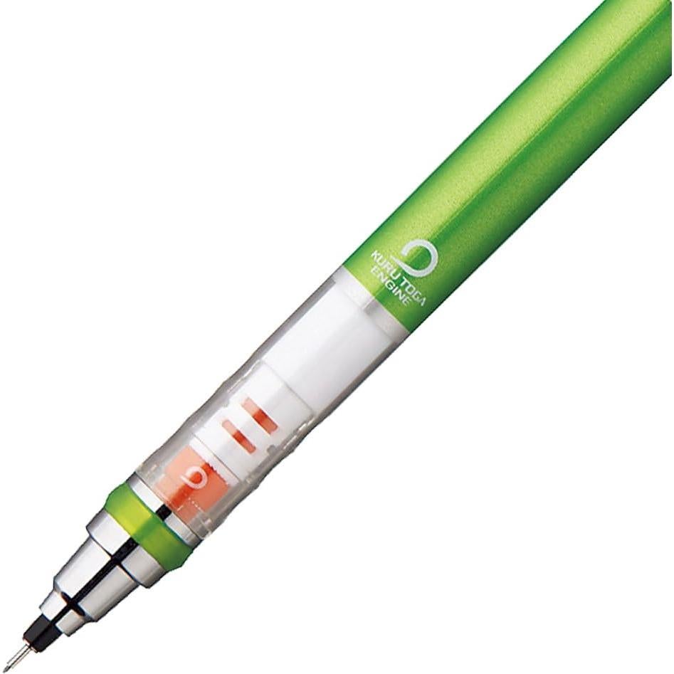 Lápiz Mecánico Uni Kurutoga Estándar 0.5mm Verde
