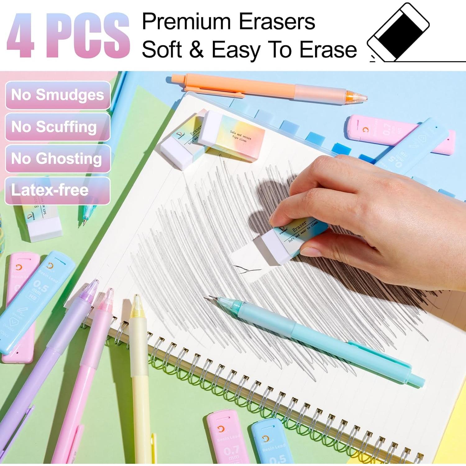 Juego de Lápices Mecánicos Drawdart 6 Pcs 0.5mm y 0.7mm