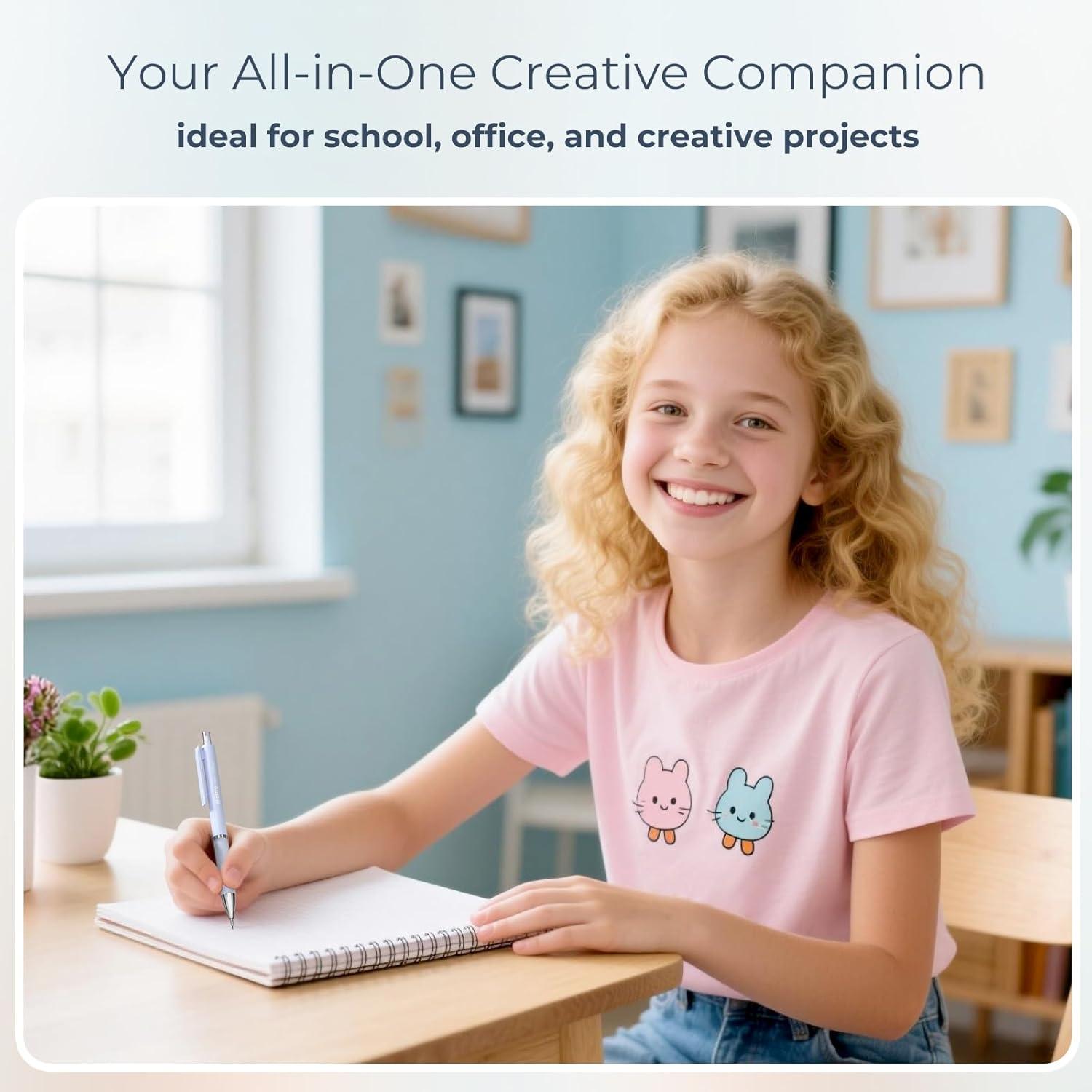 Set de Lápices Mecánicos Nicpro 38PCS Pastel 0.5-2.0mm