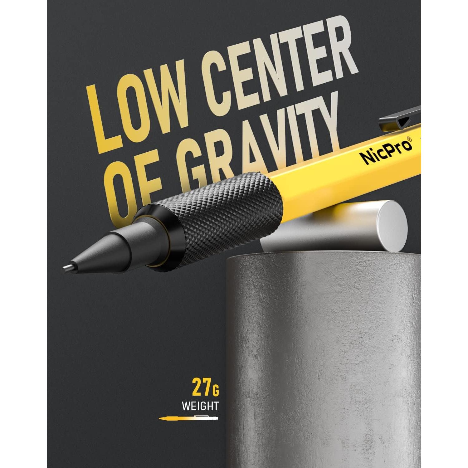 Conjunto de Lápices Mecánicos Nicpro 3 PCS 1.3 mm con 72 Recargas