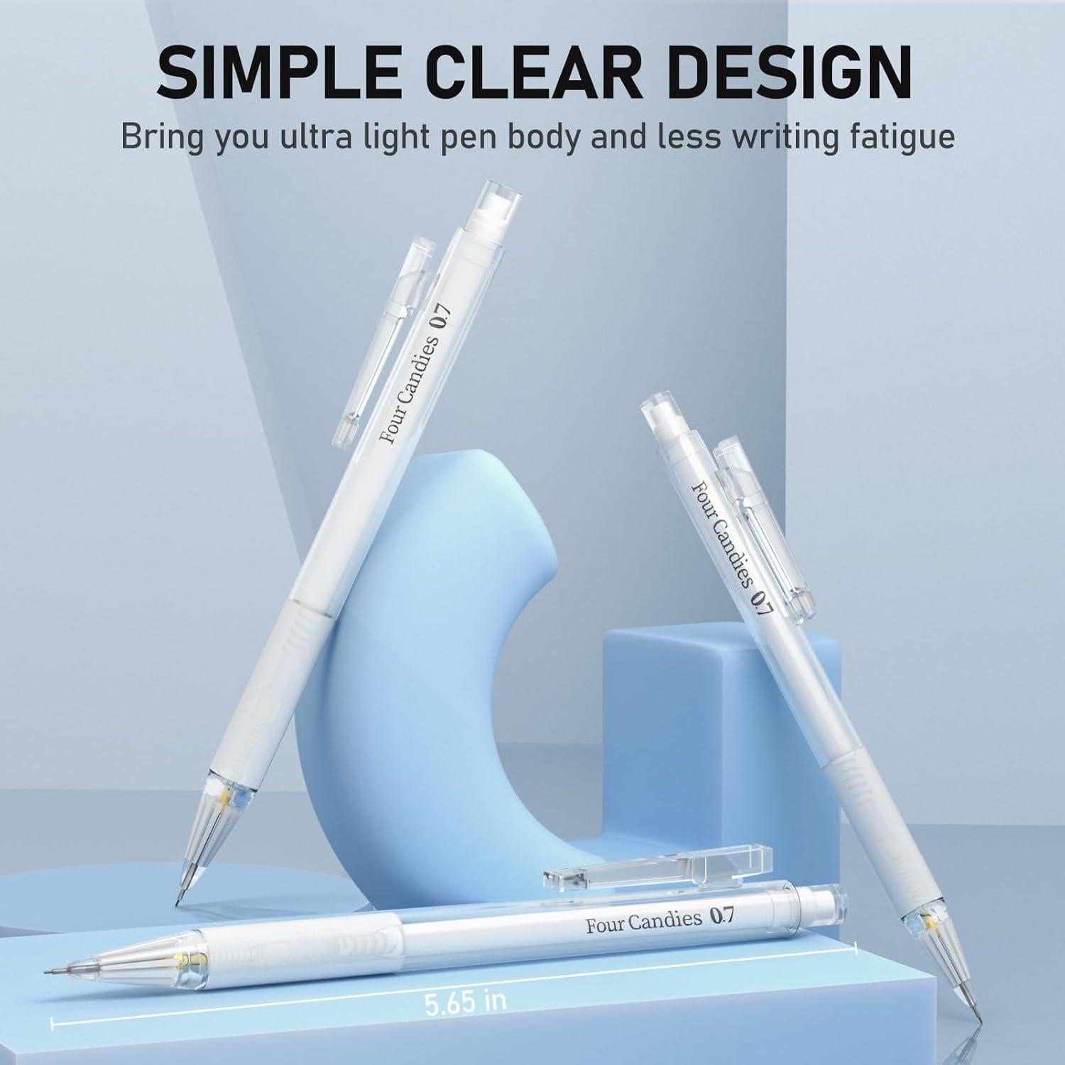 Juego de Lápices Mecánicos Four Candies 0.7mm con Estuche