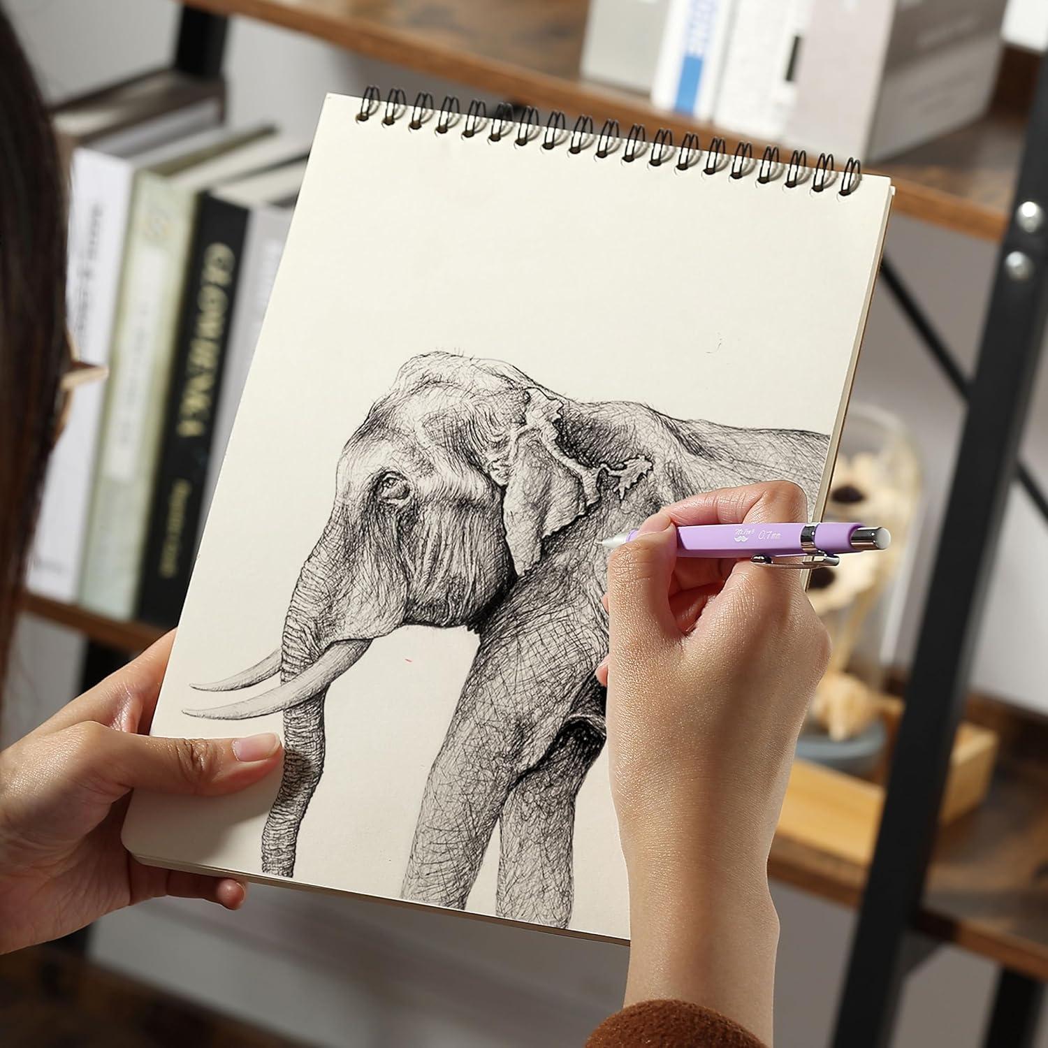 Juego de Lápices Mecánicos Mr. Pen 0.5mm y 0.7mm - 6 Piezas