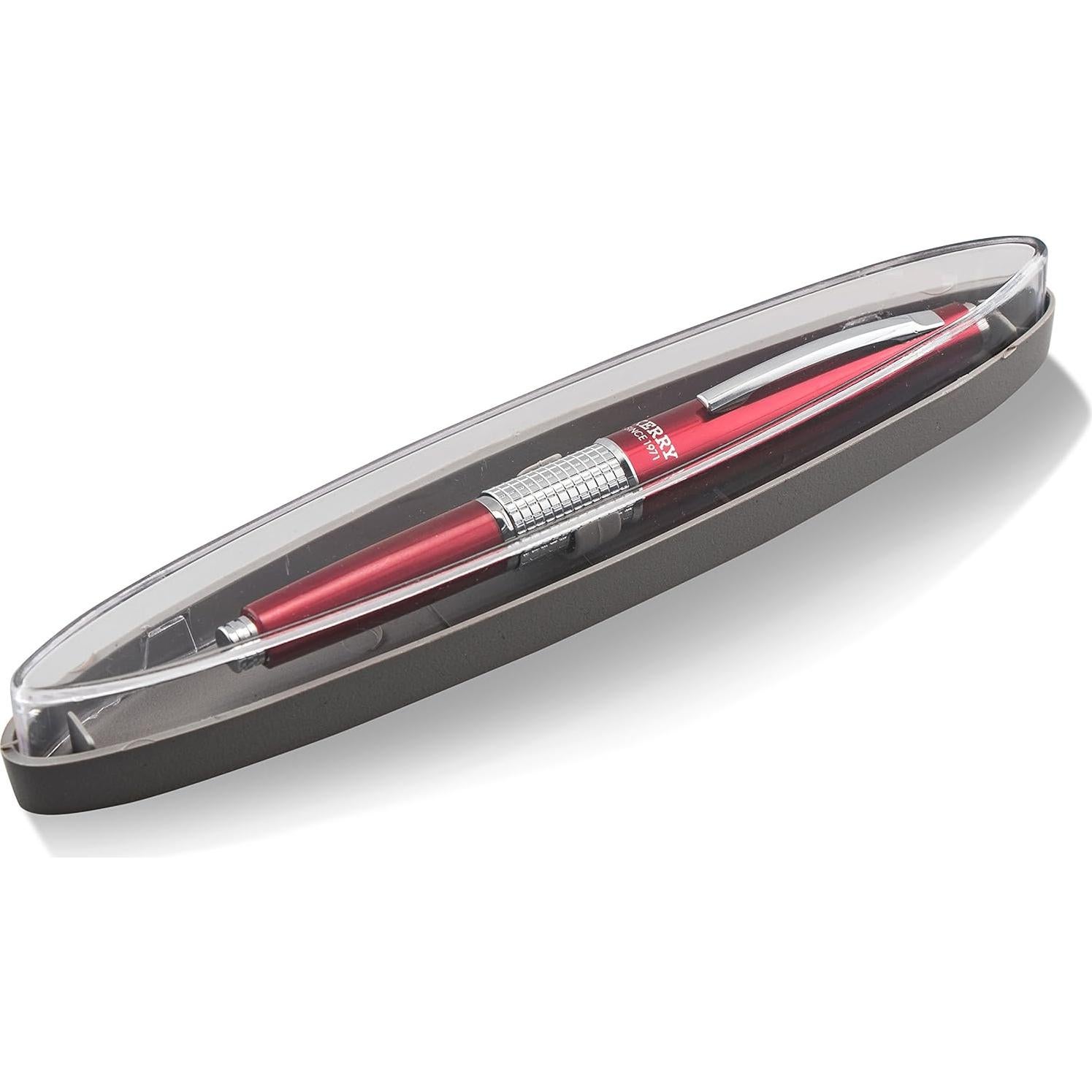 Lápiz Mecánico Pentel Sharp Kerry 0.5mm Rojo con Tapa