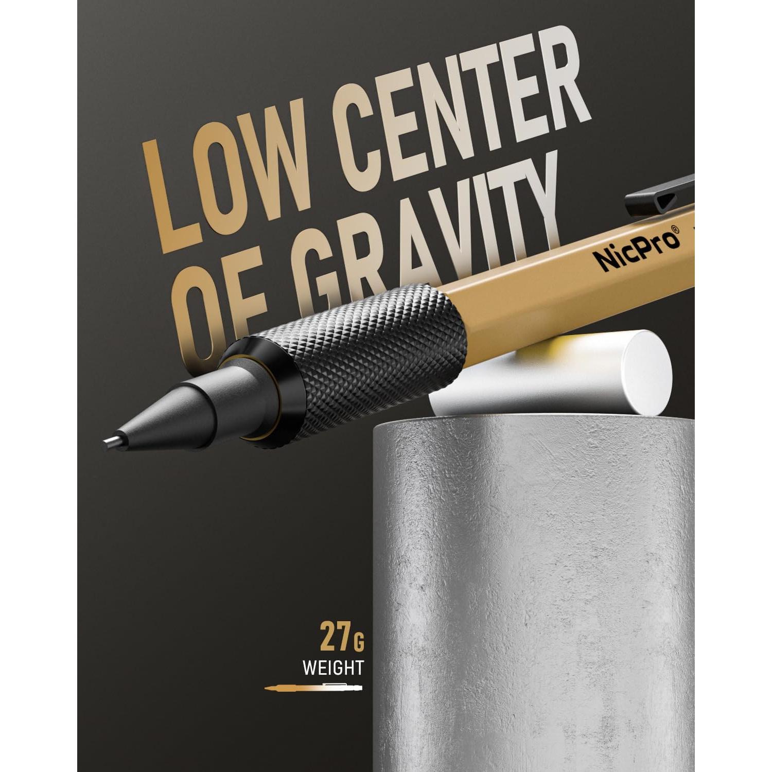 Conjunto de Lápices Mecánicos Nicpro 21 Piezas 1.3 mm en Cuero