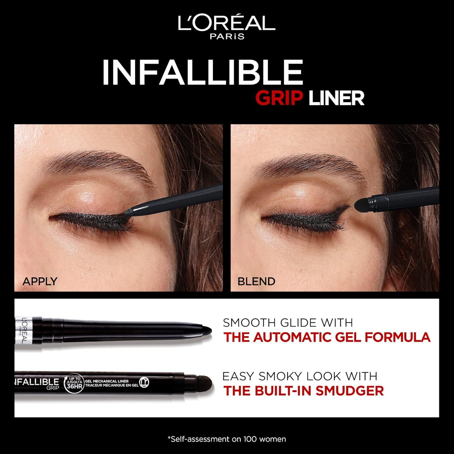 L'Oreal Paris Lápiz de Eyeliner Mecánico Negro Intenso 0.28g