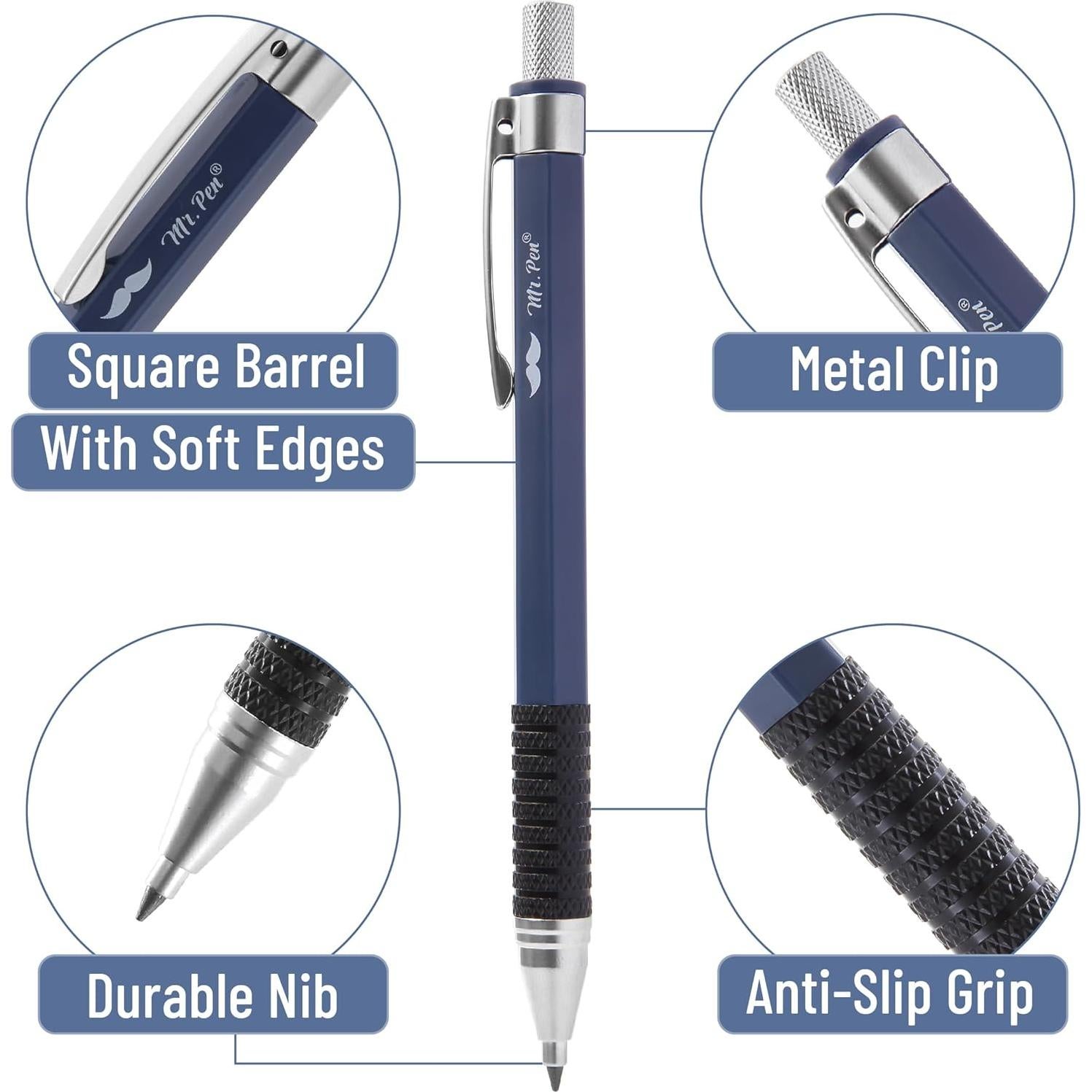 Juego de Lápices Mecánicos Mr. Pen 5 Piezas 2.0mm