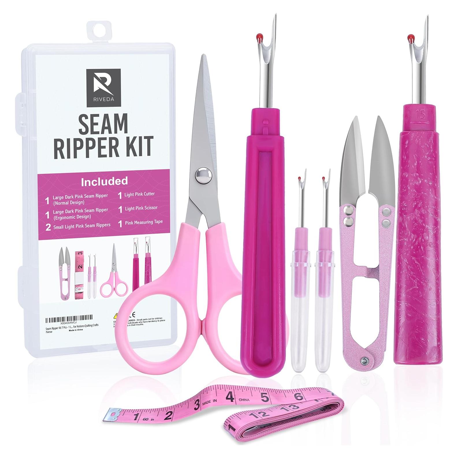 Kit de Descosedores Riveda 7 Pcs - Ergonómico y Clásico