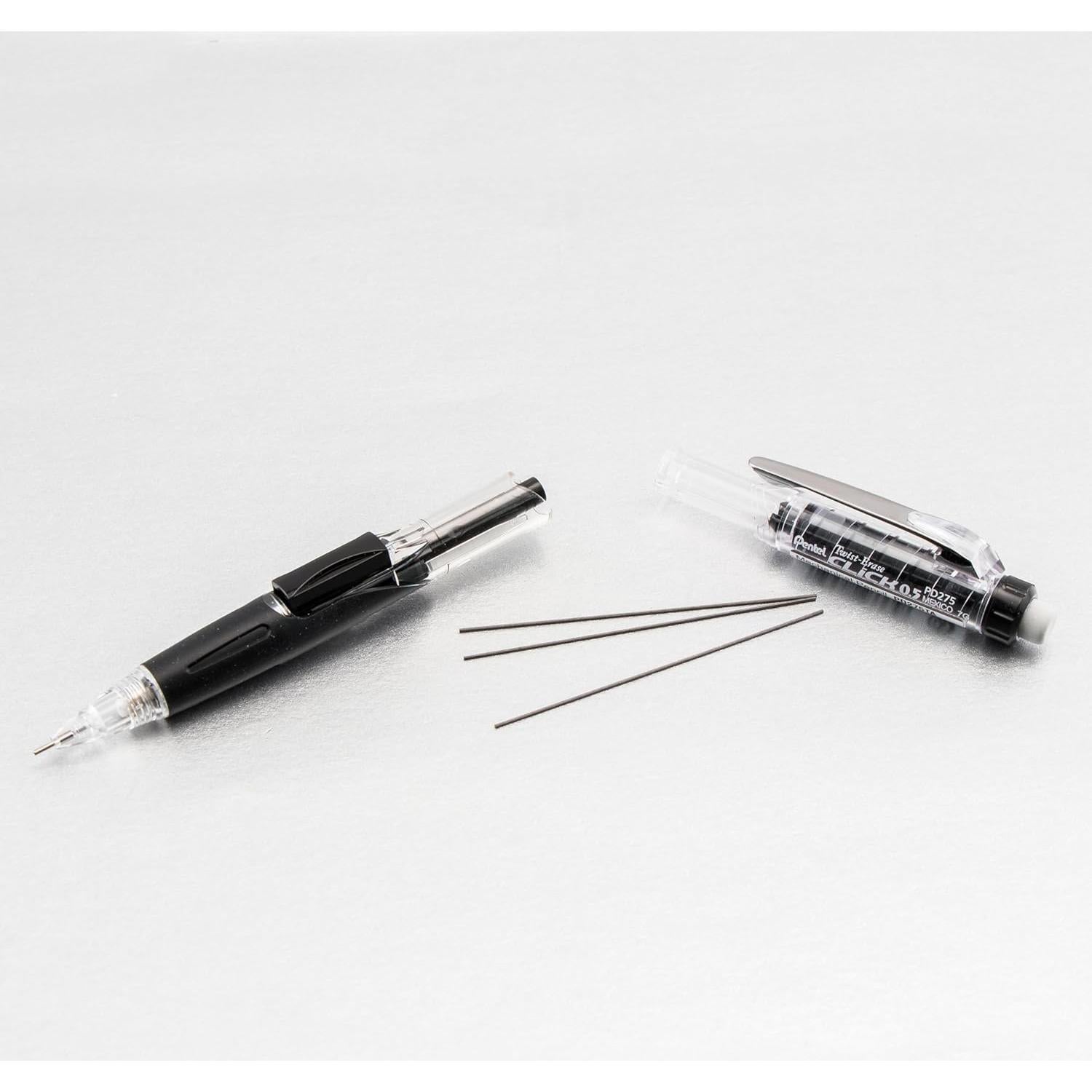 Lápiz Mecánico Pentel Twist Erase CLICK 0.5mm Paquete de 12