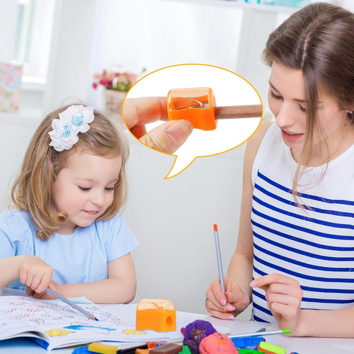 Sacapuntas de Plástico Adorox - Paquete de 144 Colores Asortidos