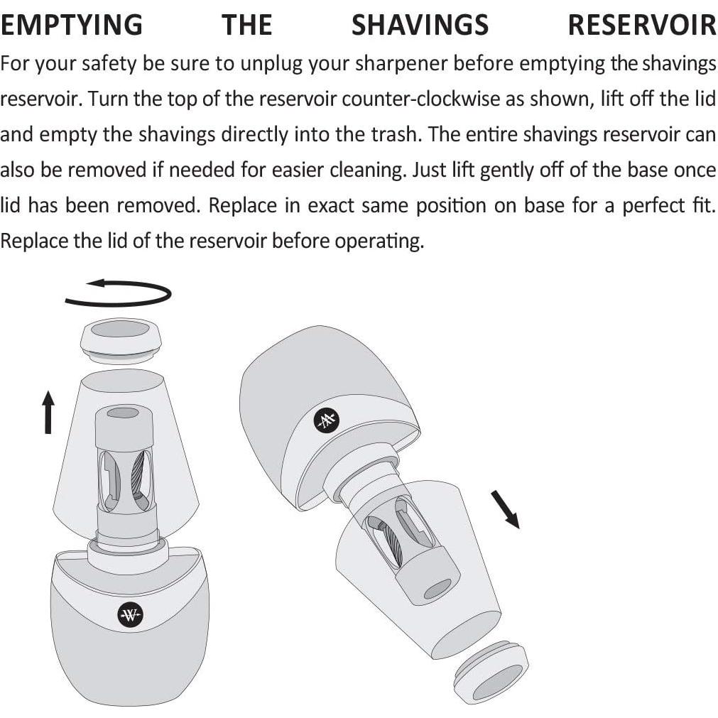 Sacapuntas de Lápiz a Batería Westcott iPoint Orbit Negro
