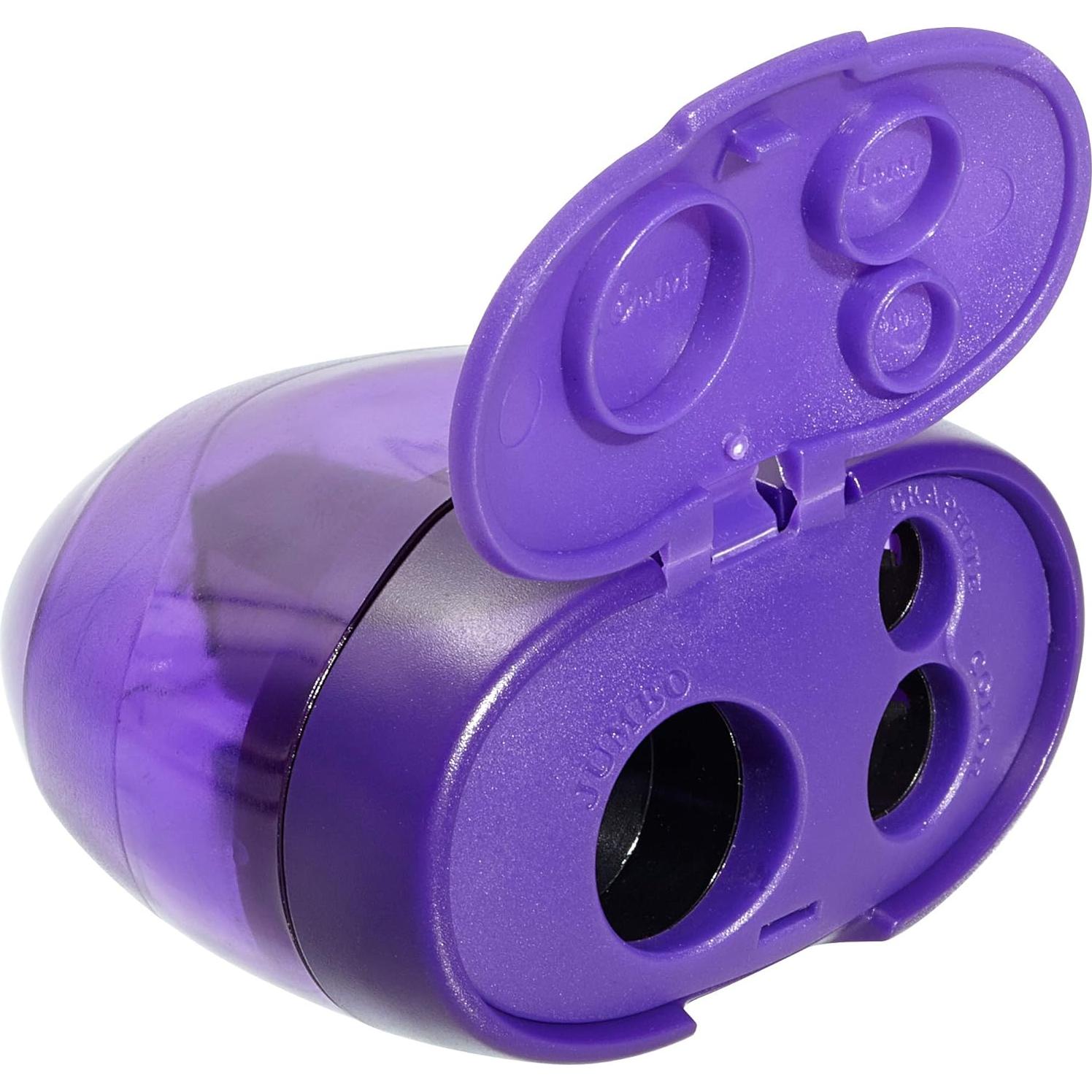 Sacapuntas Triple Swordfish Púrpura con Recipiente 8-16 mm