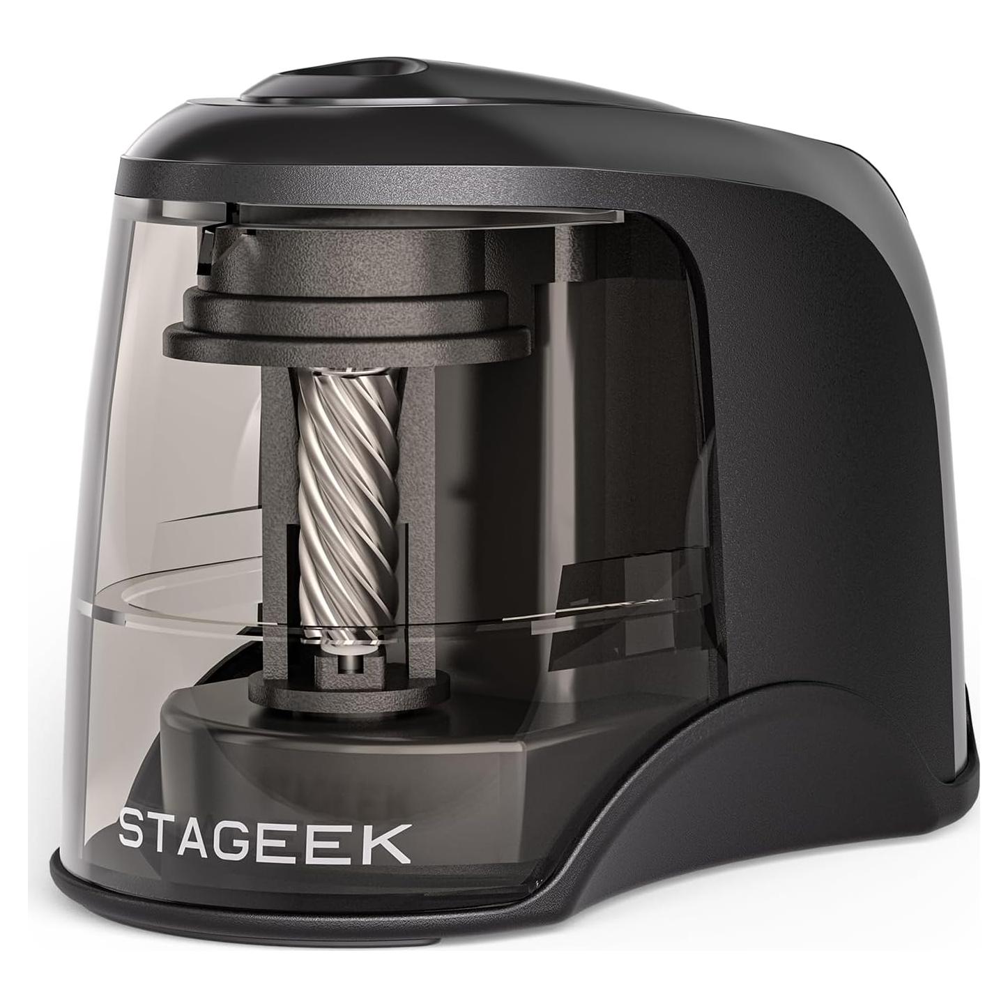 Sacapuntas Eléctrico STAGEEK USB/Batería para Lápices 6-8mm