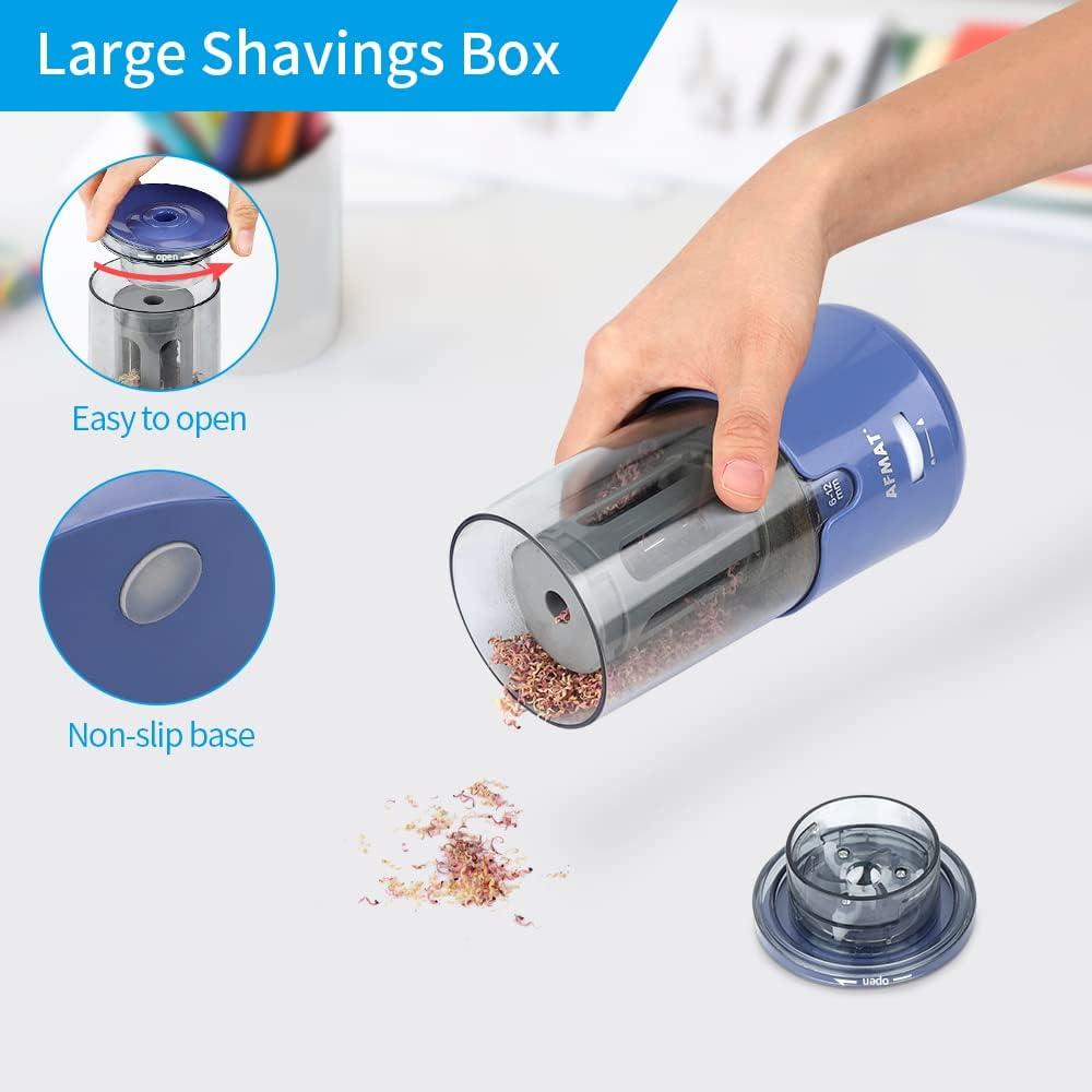 Sacapuntas Eléctrico AFMAT Punta Larga 8-17mm para Artistas