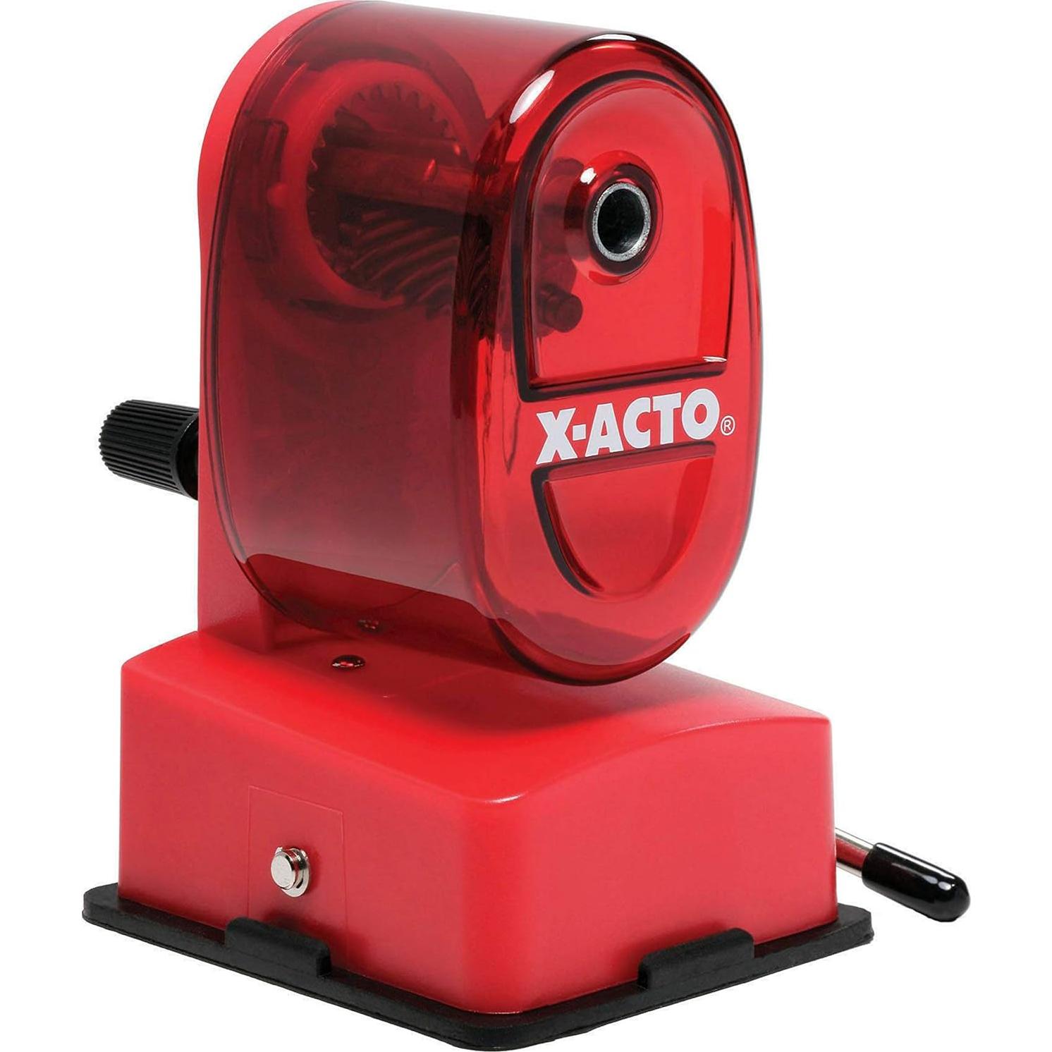 Sacapuntas Manual X-ACTO Bulldog con Montaje por Vacío