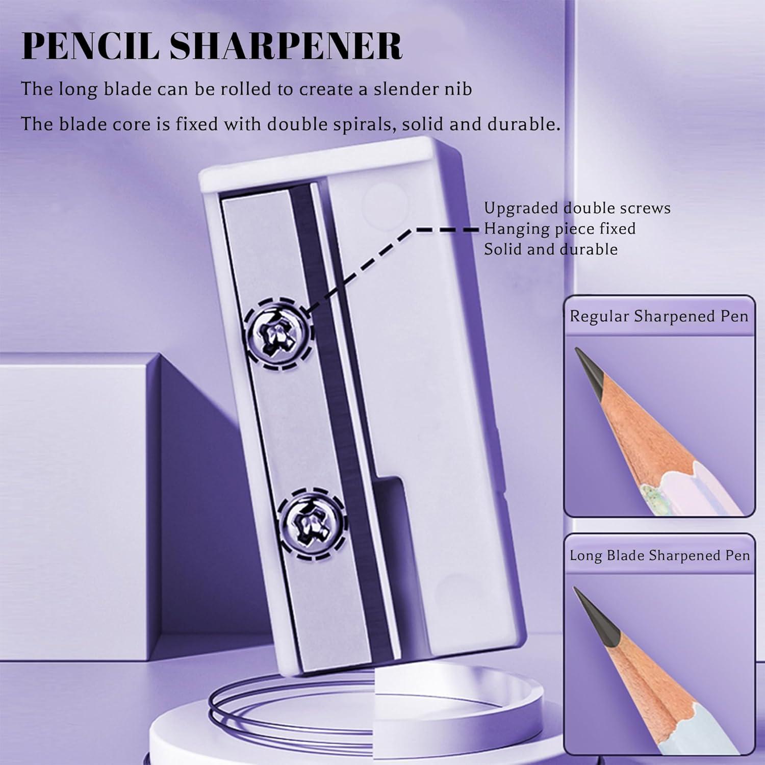 Paquete de 3 Sacapuntas Manuales Aitxpaotn para Lápices