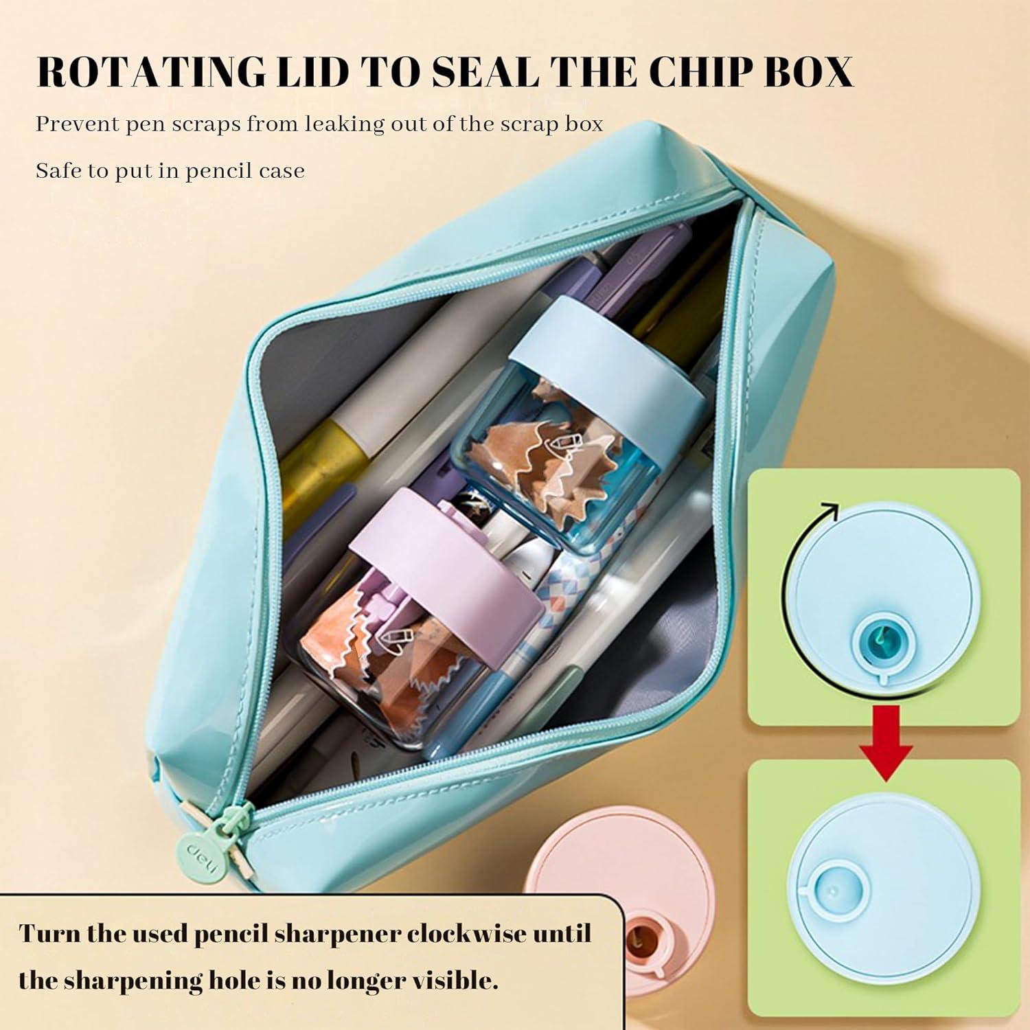 Paquete de 3 Sacapuntas Manuales Aitxpaotn para Lápices