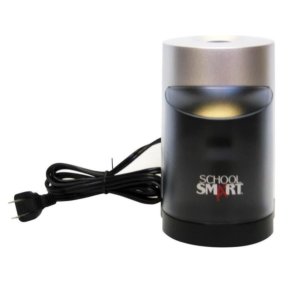 Sacapuntas Eléctrico Vertical School Smart, Negro y Gris