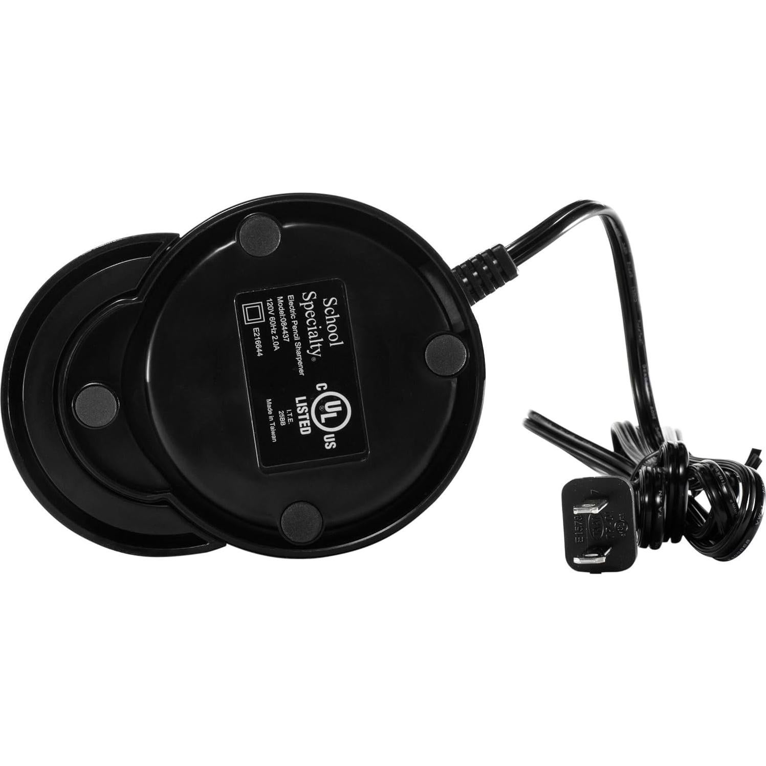 Sacapuntas Eléctrico Vertical School Smart, Negro y Gris