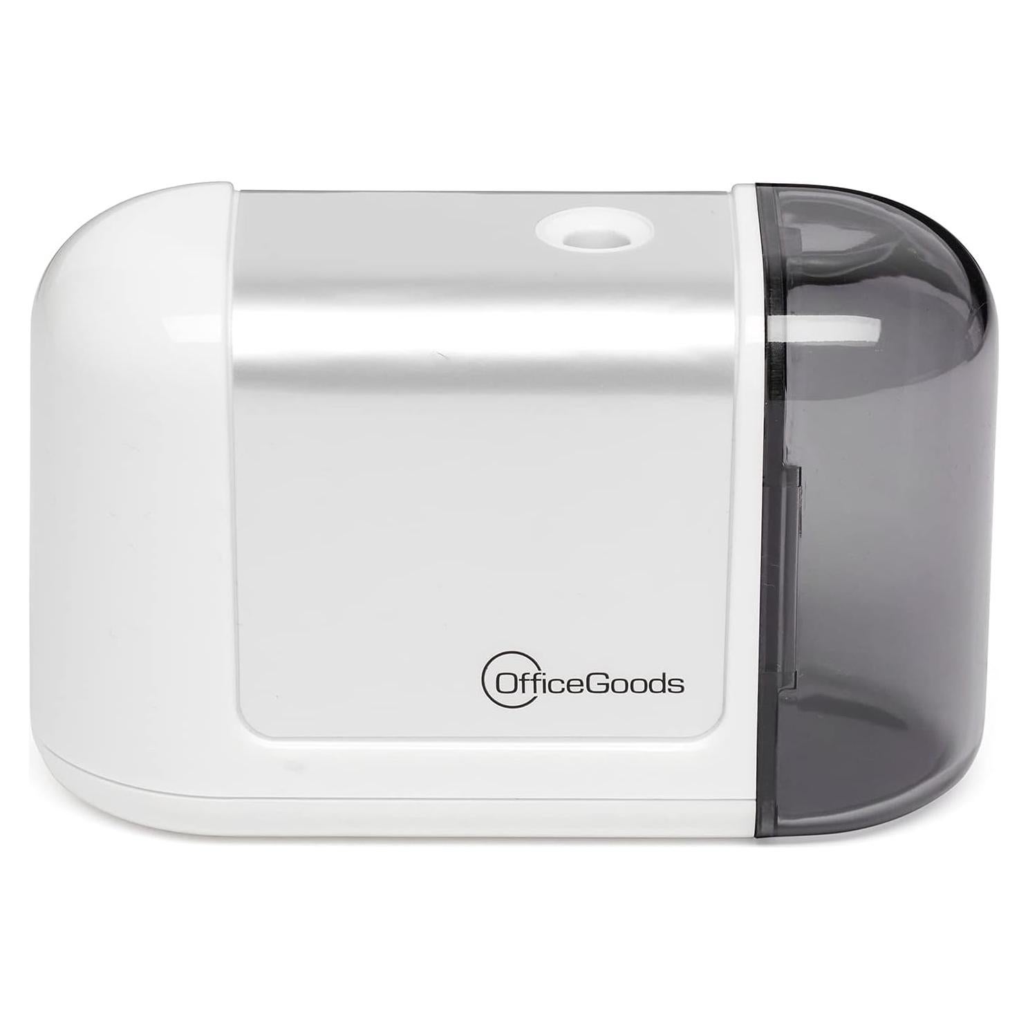 Sacapuntas Eléctrico Inalámbrico OfficeGoods - Blanco - Compacto